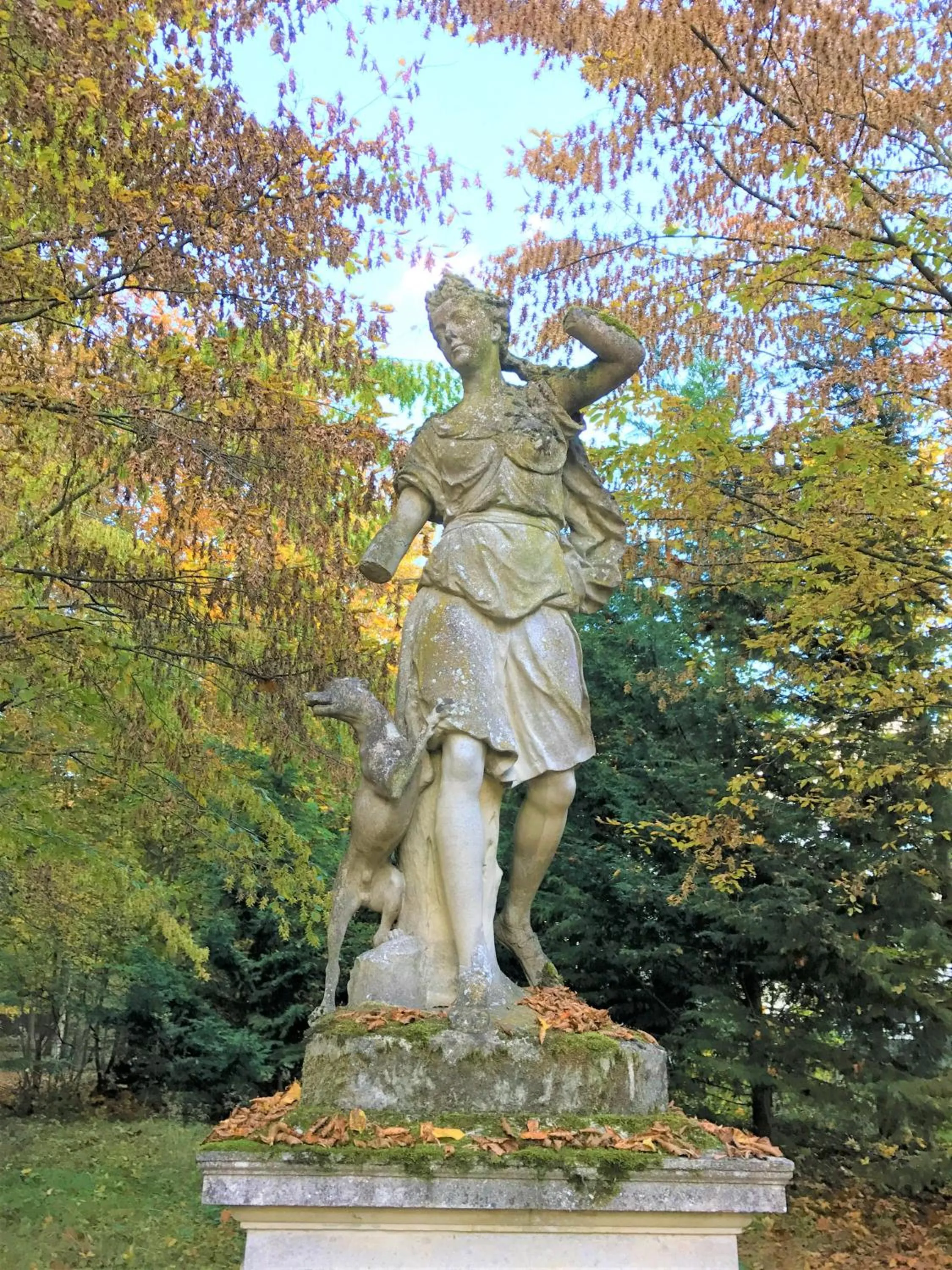 Garden in Château du Boulay Morin