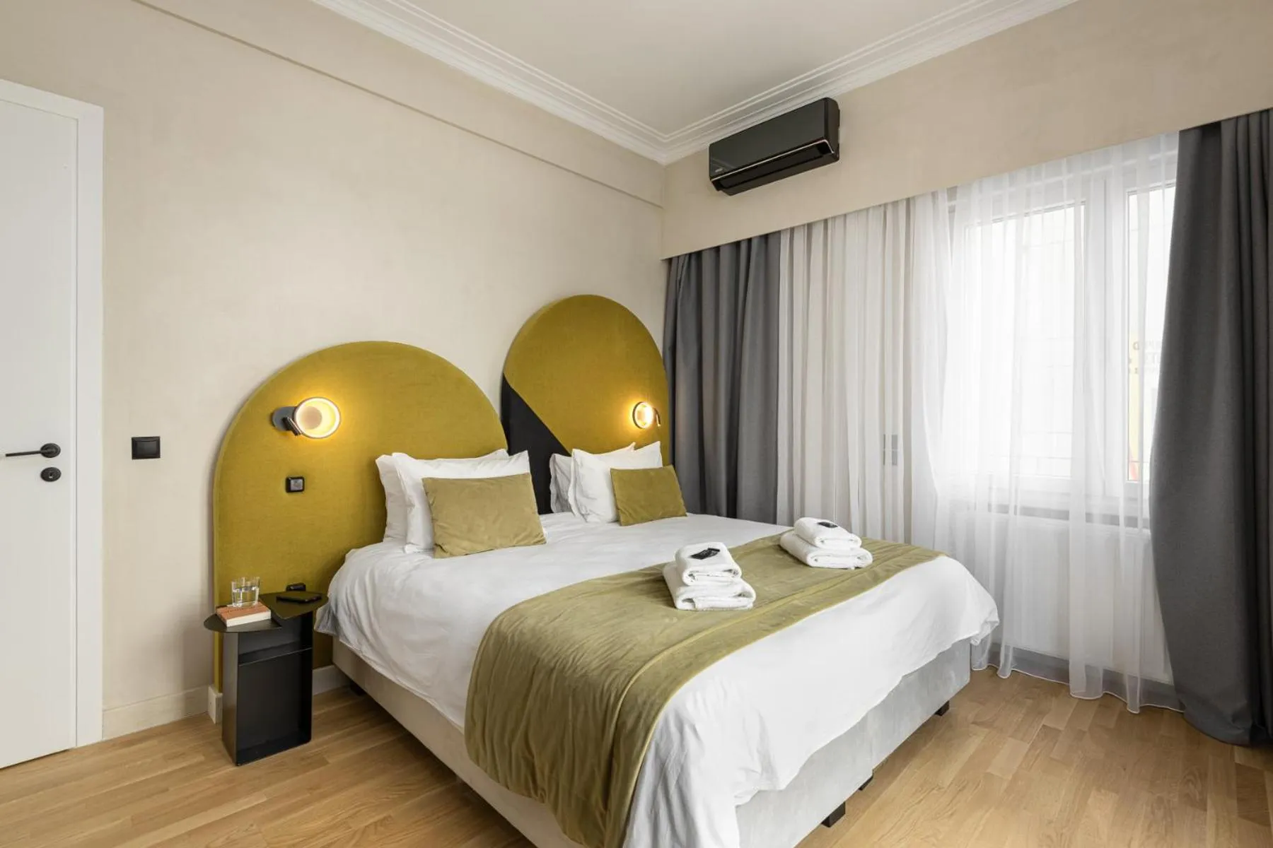 Bed in Colors Hotel Athens