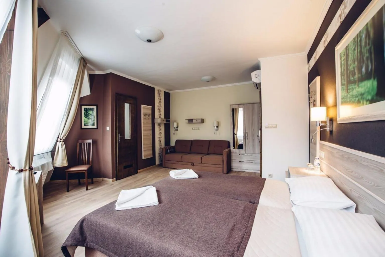 Bed in Natur Hotel Kövestető