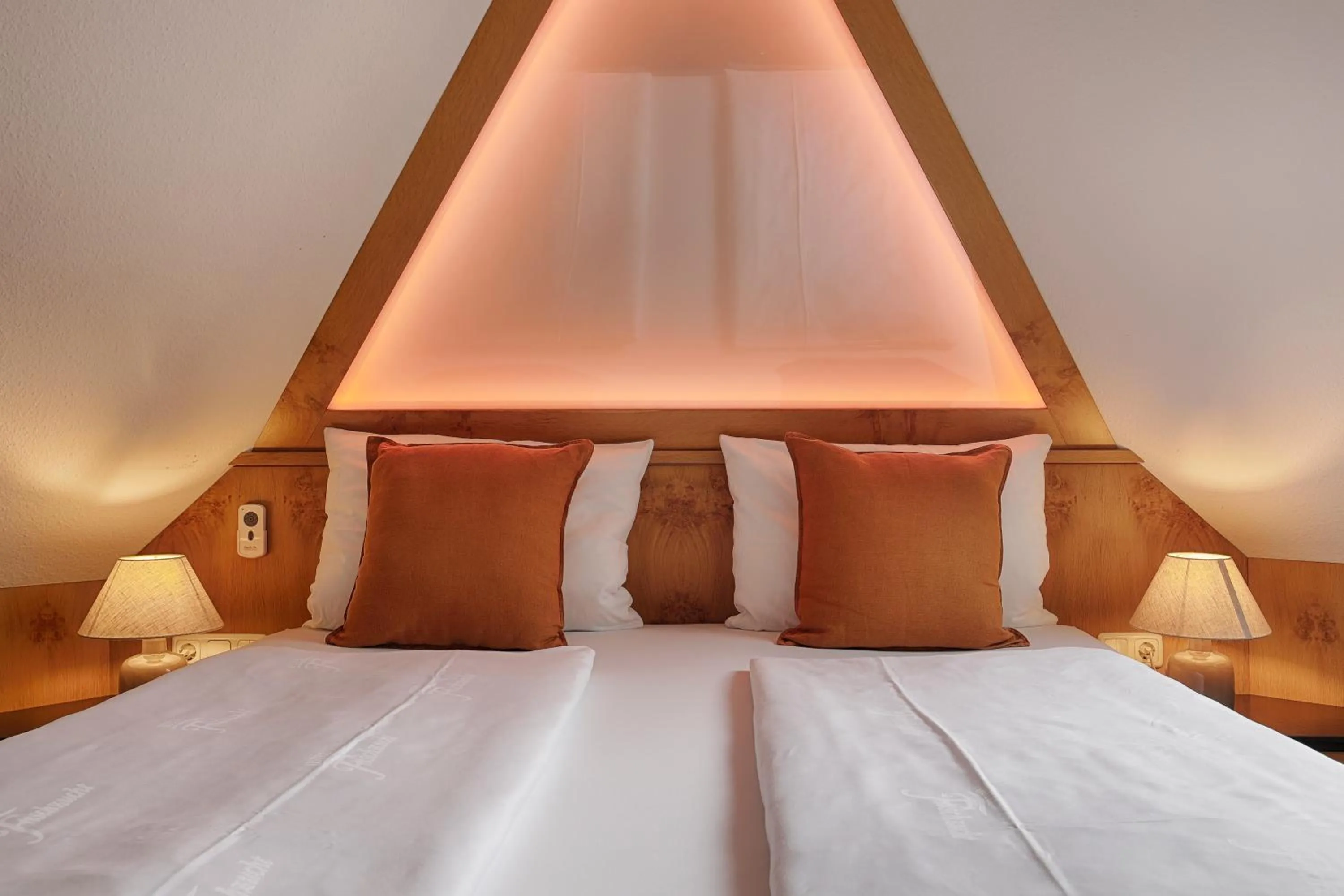 Photo of the whole room, Bed in Hotel Fischzucht in Würzburg