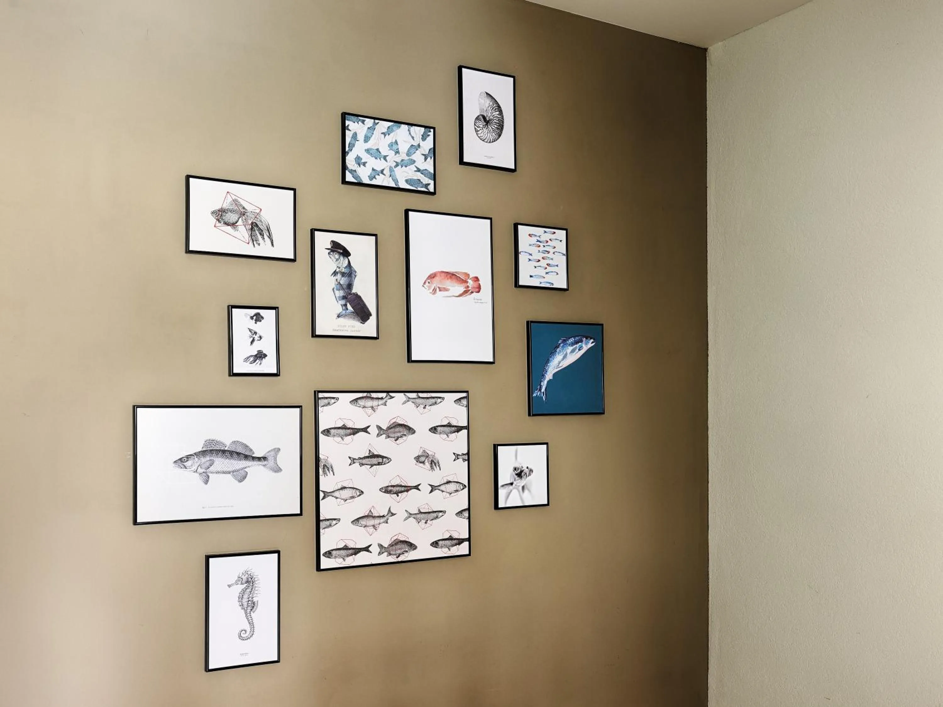 Decorative detail in Hotel Fischzucht in Würzburg