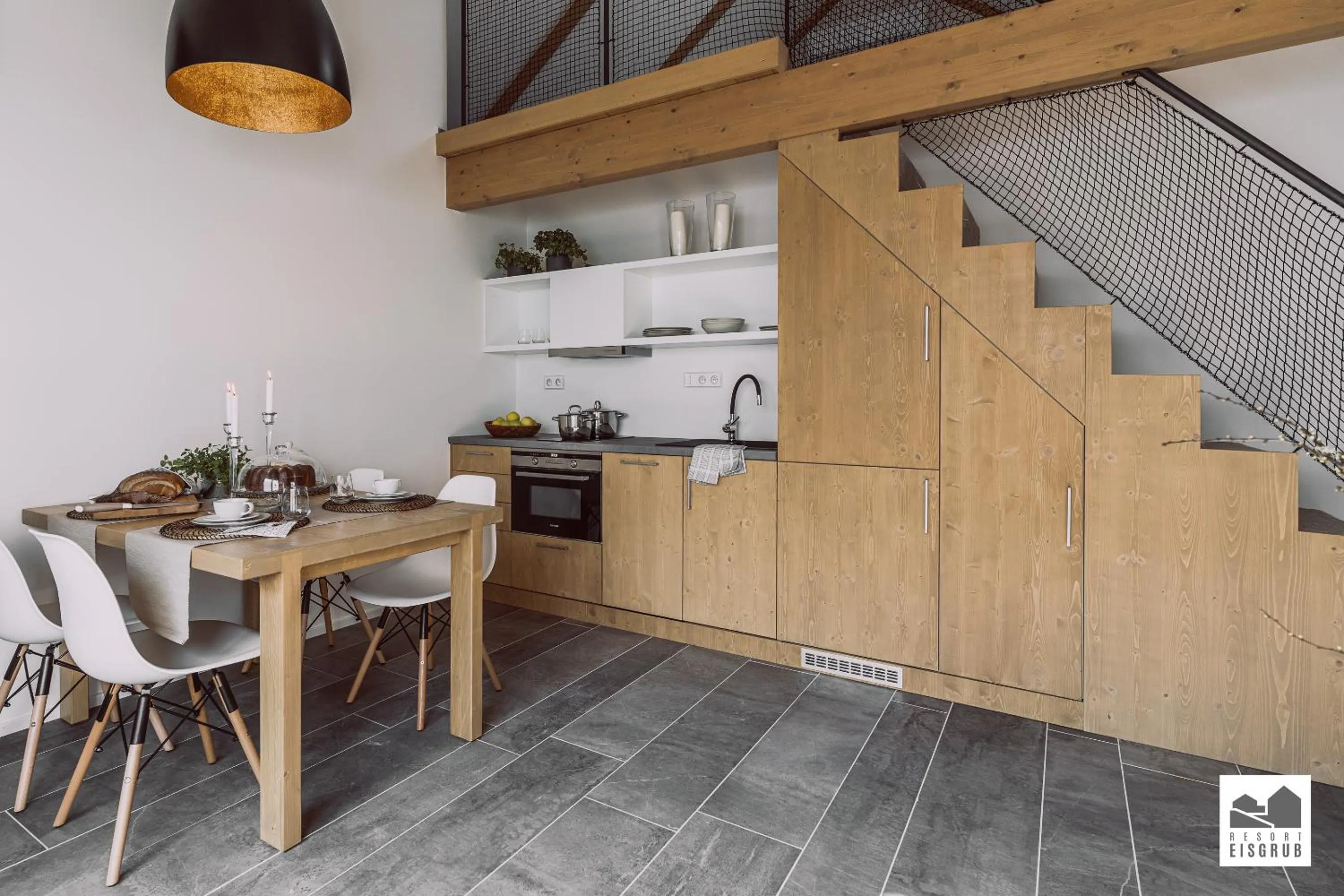 Kitchen or kitchenette in Resort Lednice - Eisgrub