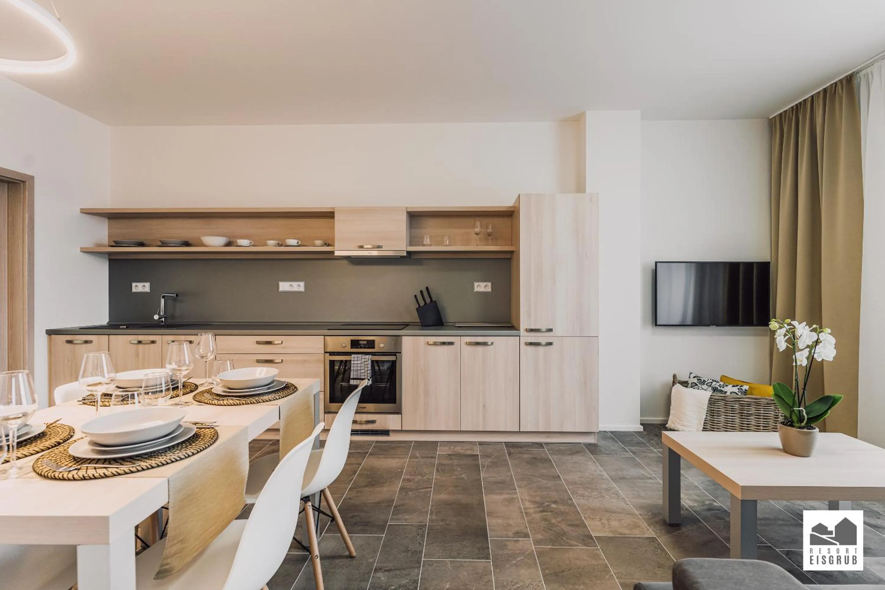 Kitchen or kitchenette in Resort Lednice - Eisgrub