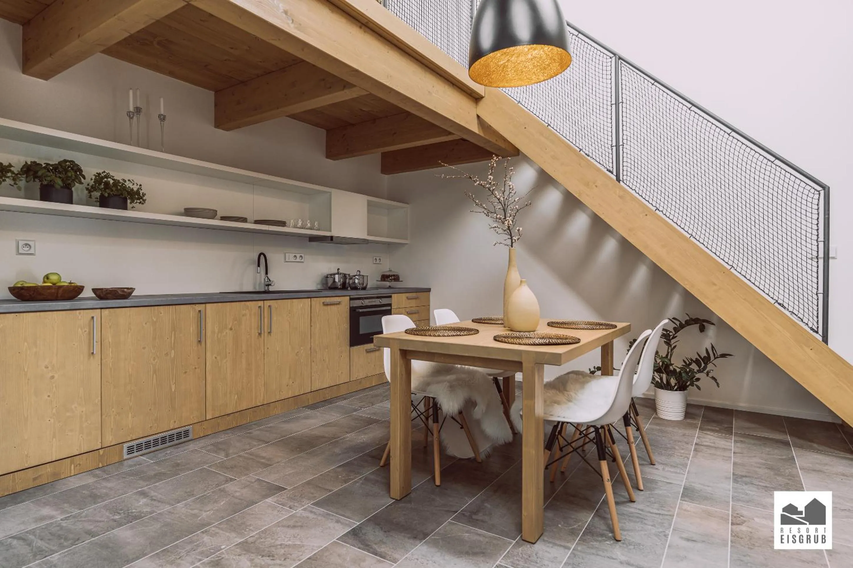 Kitchen or kitchenette in Resort Lednice - Eisgrub