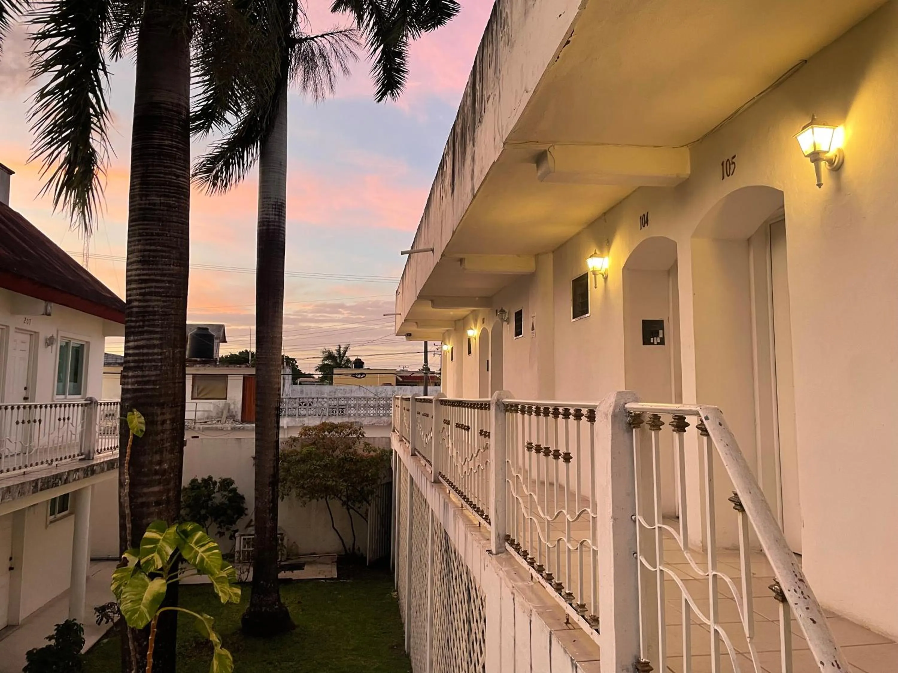 Balcony/Terrace in Hotel Dos Mundos, Isla Cozumel
