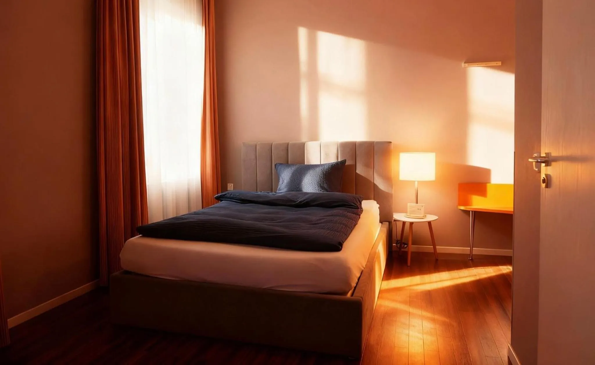 Bedroom, Bed in Hotel Ambiente