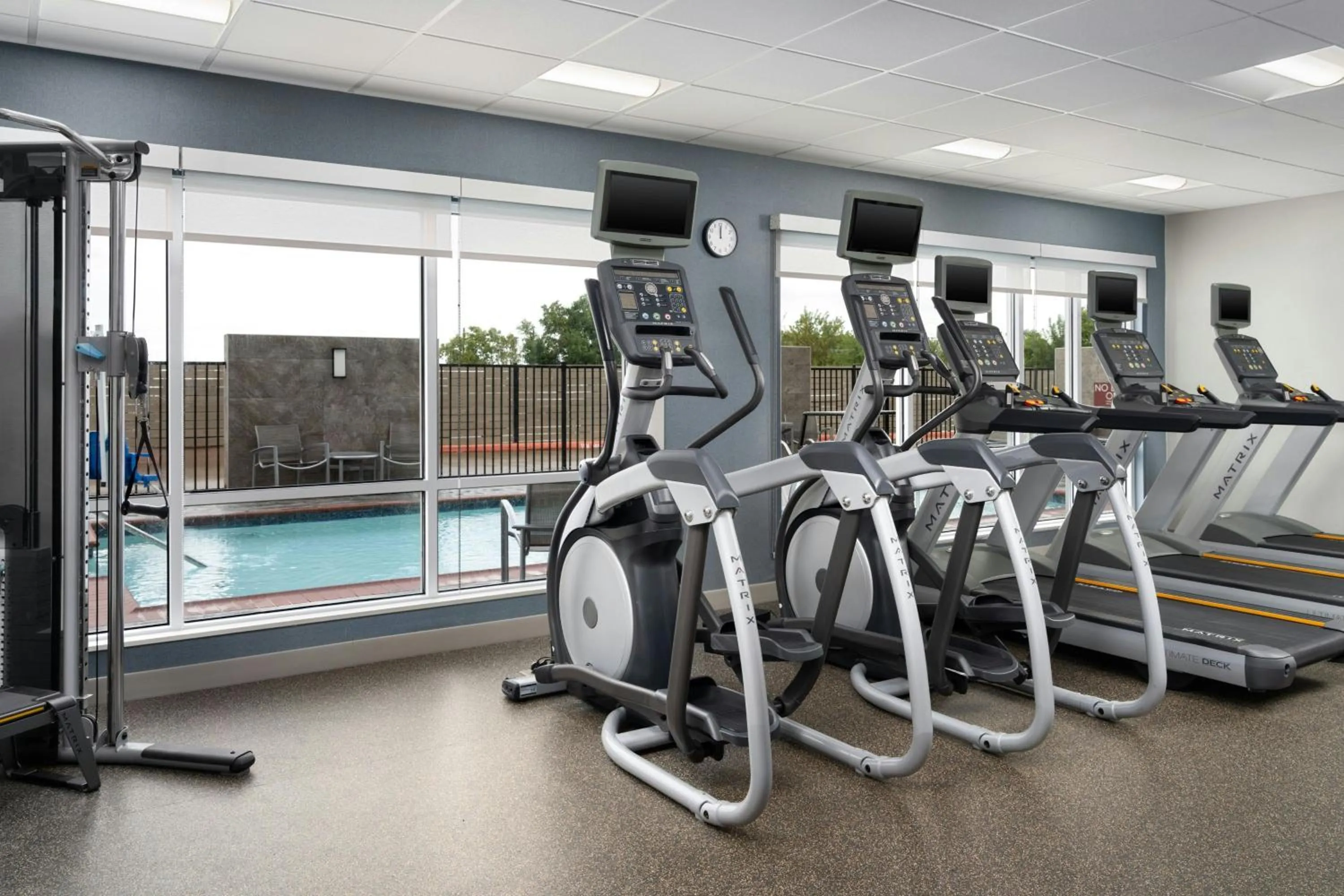 Fitness centre/facilities in TownePlace Suites by Marriott Houston Hobby Airport