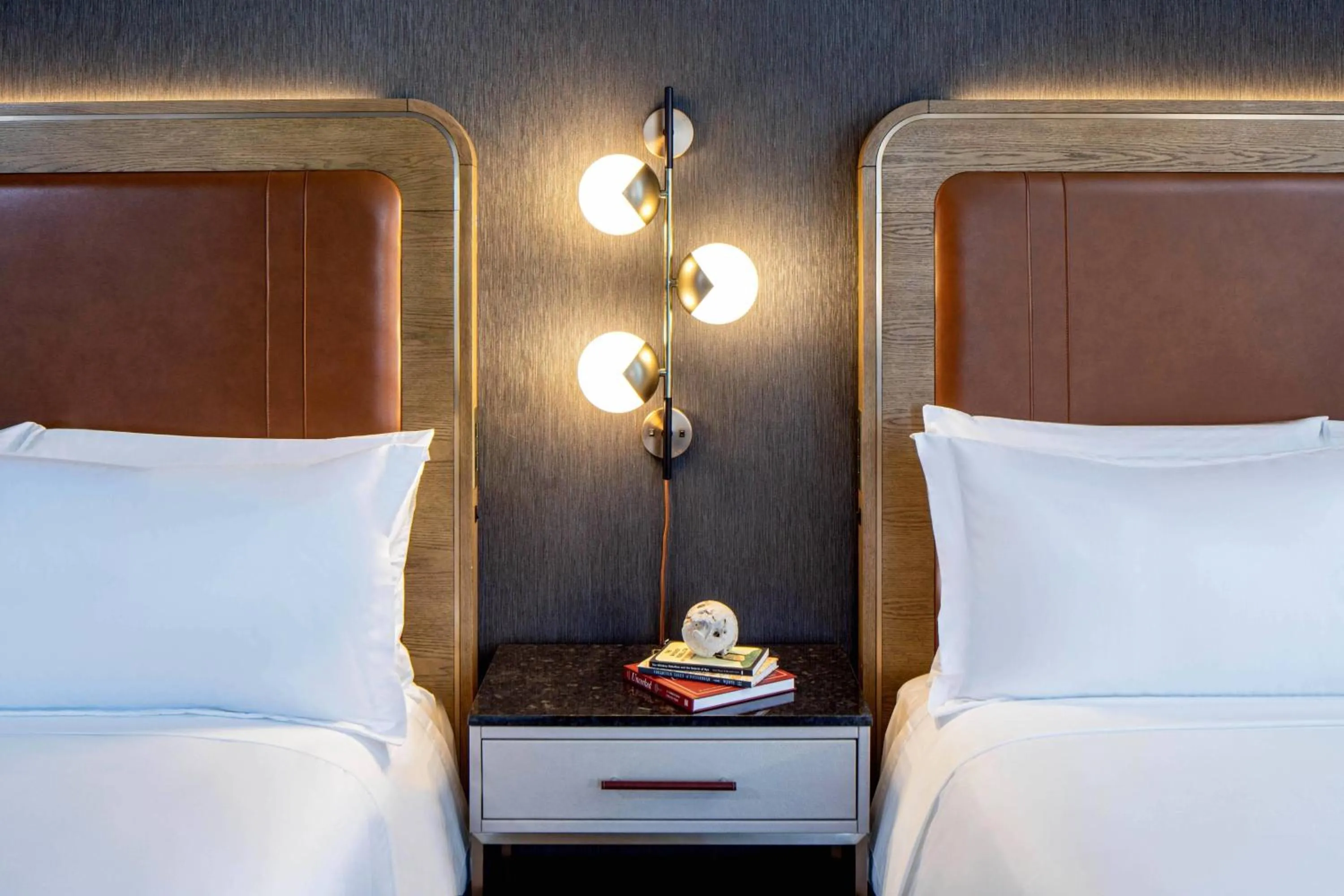 Photo of the whole room, Bed in The Industrialist Hotel, Pittsburgh, Autograph Collection