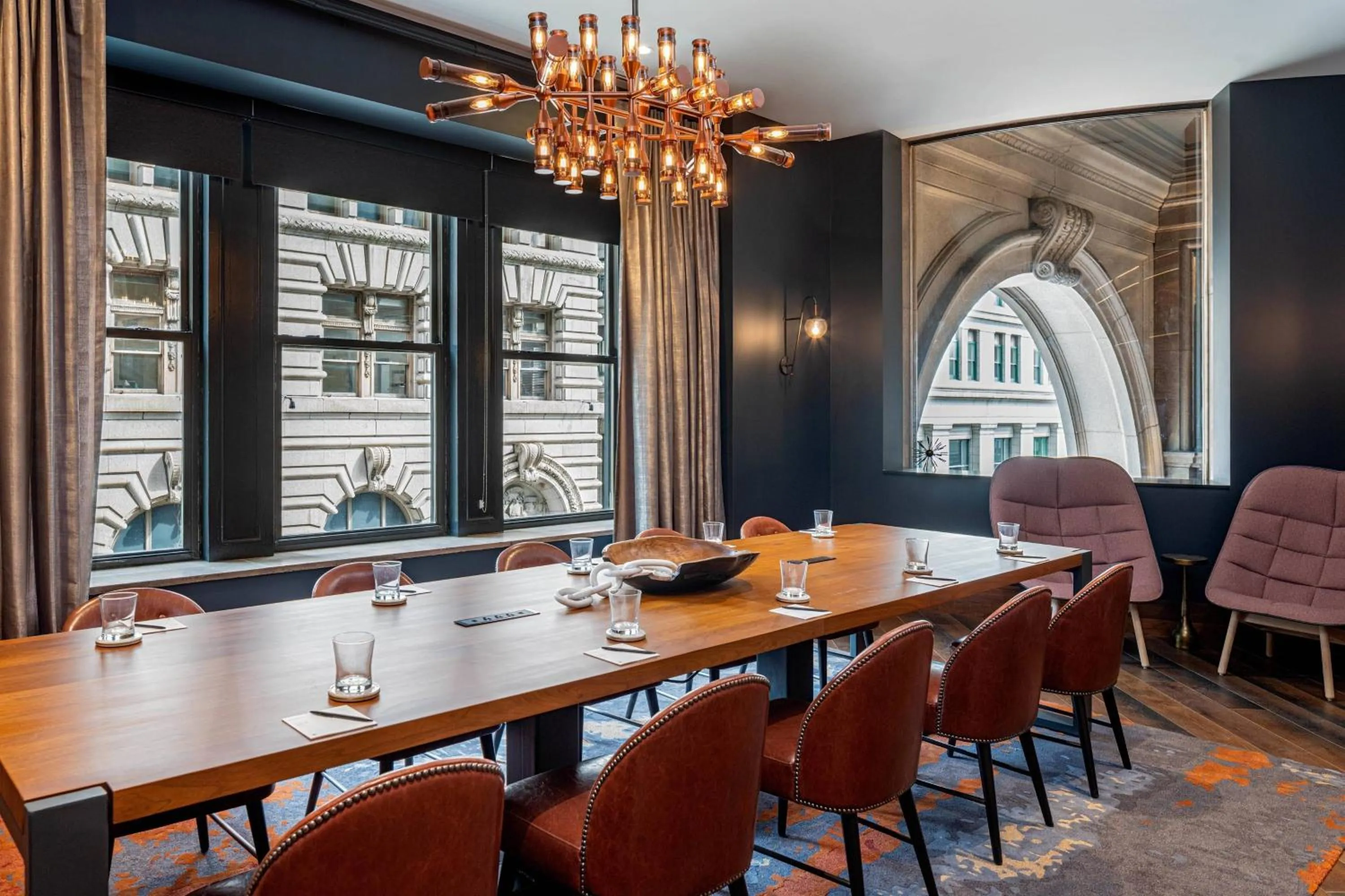 Meeting/conference room in The Industrialist Hotel, Pittsburgh, Autograph Collection