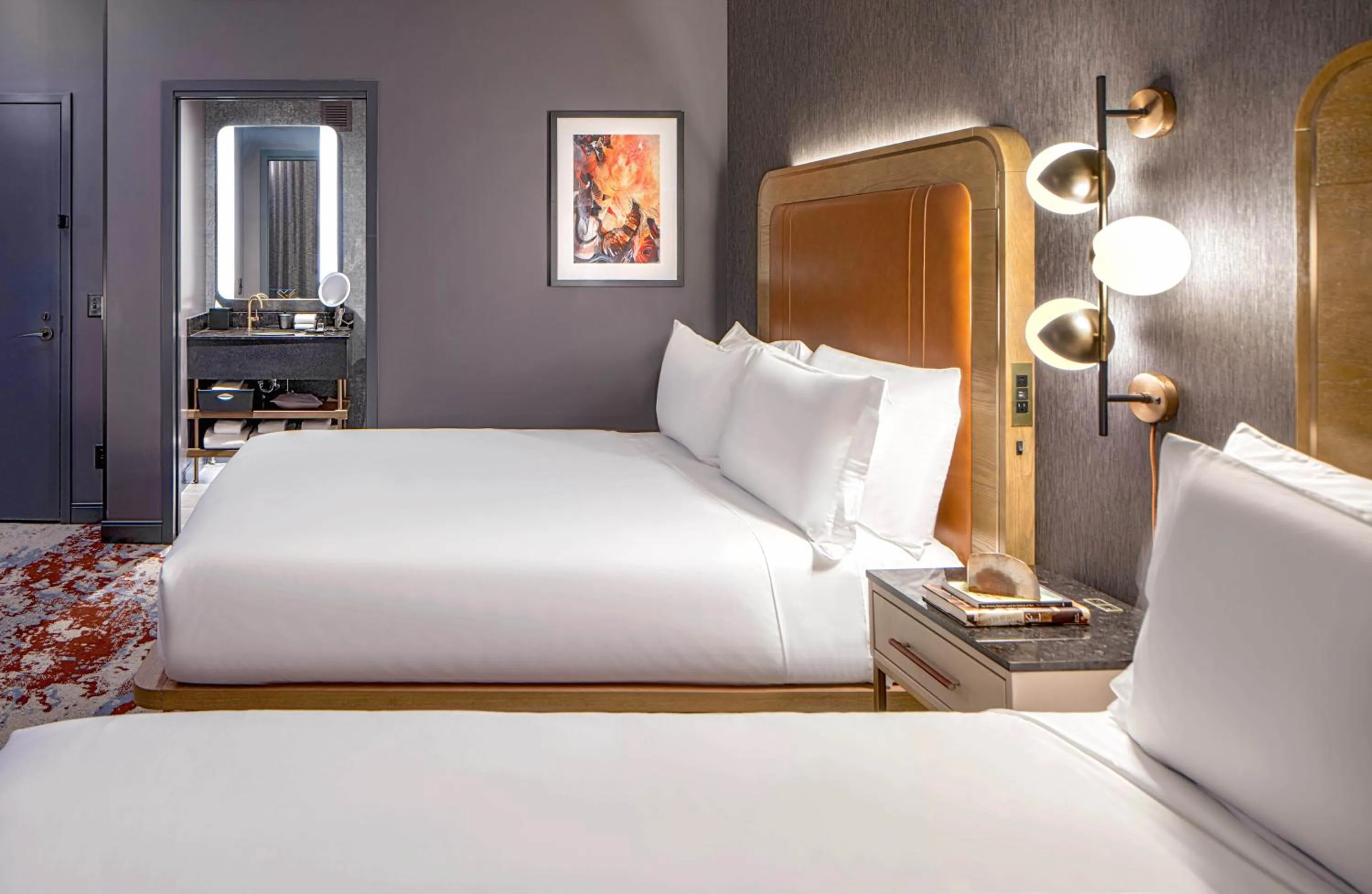 Bedroom, Bed in The Industrialist Hotel, Pittsburgh, Autograph Collection