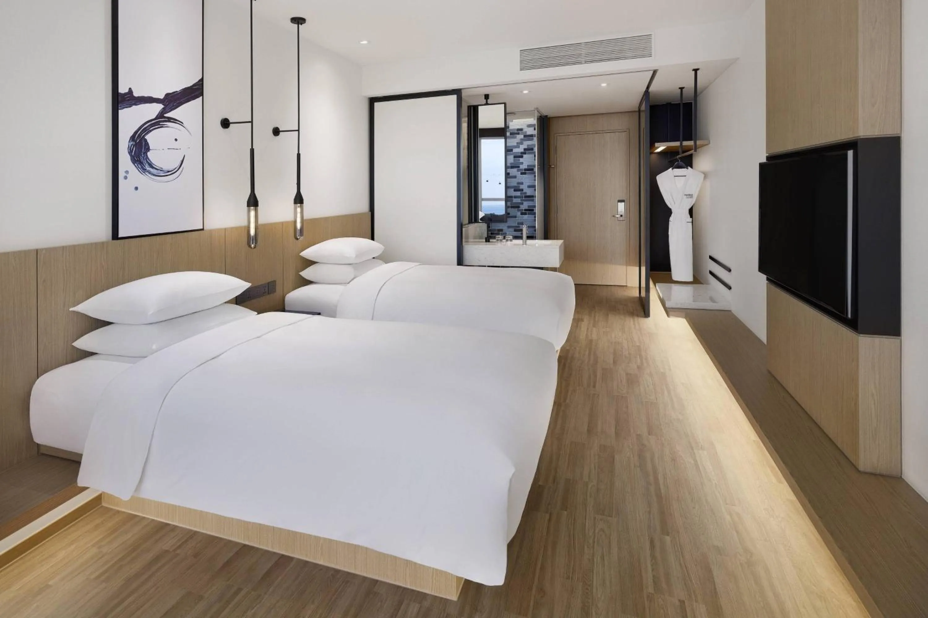 Photo of the whole room, Bed in Fairfield by Marriott Busan Songdo Beach