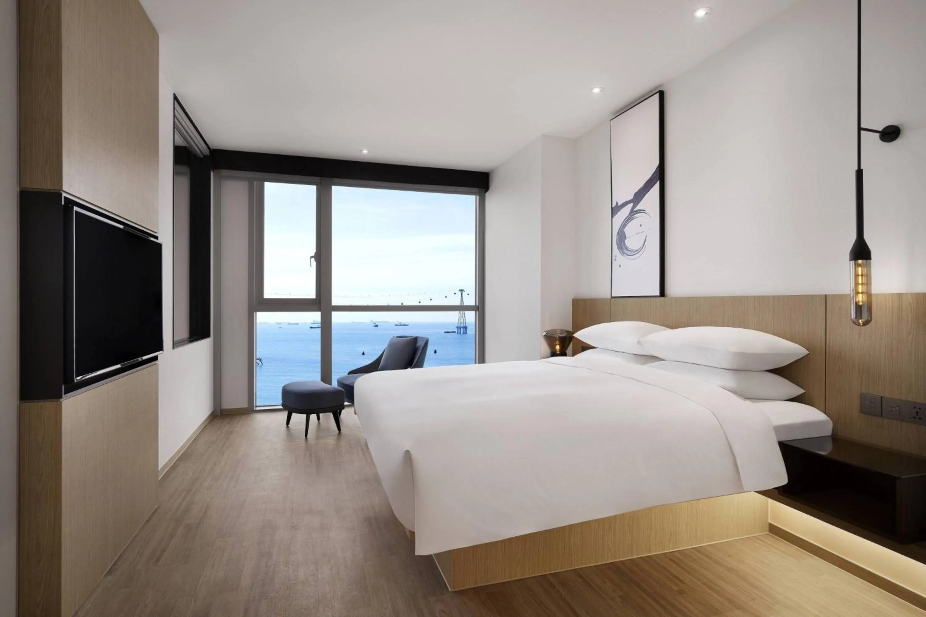 Bedroom, Bed in Fairfield by Marriott Busan Songdo Beach