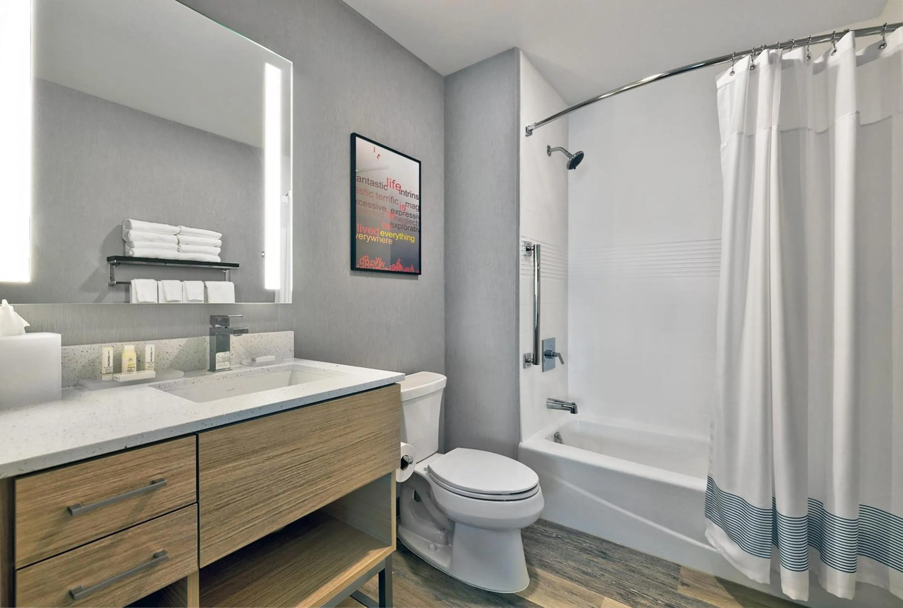 Bathroom in TownePlace Suites by Marriott Sacramento Elk Grove