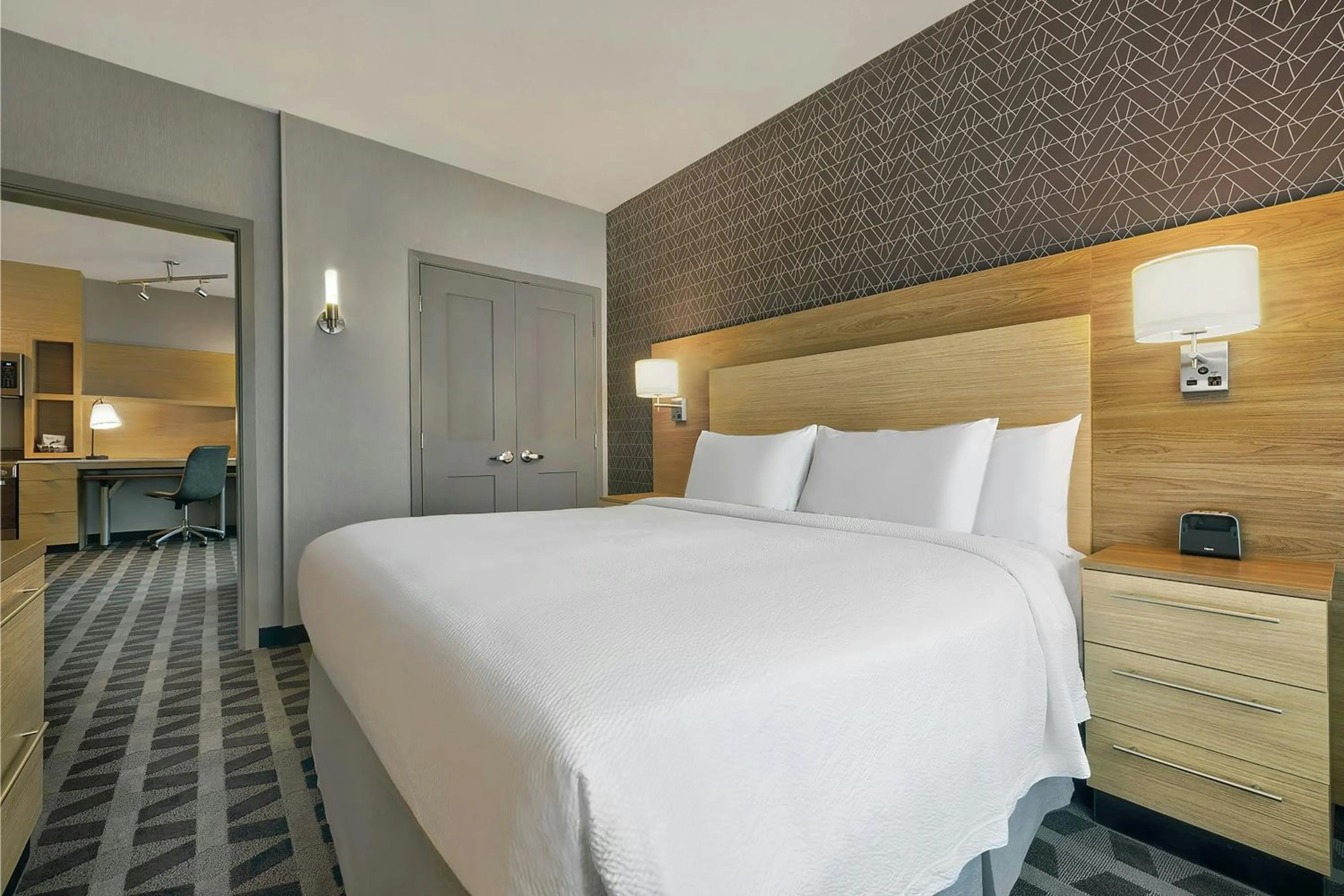 Bedroom, Bed in TownePlace Suites by Marriott Sacramento Elk Grove