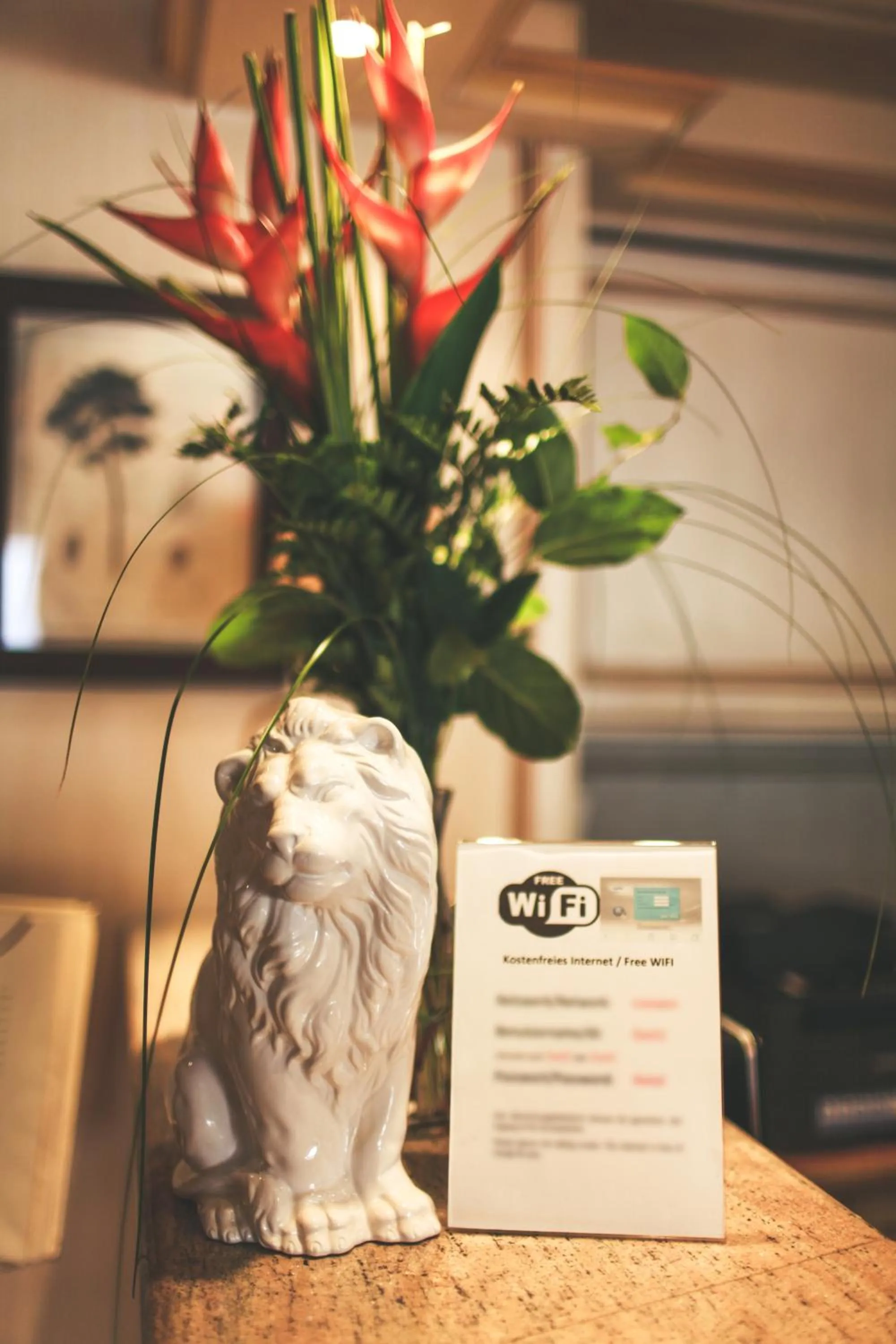 Decorative detail in Hotel Löwen-Seckenheim