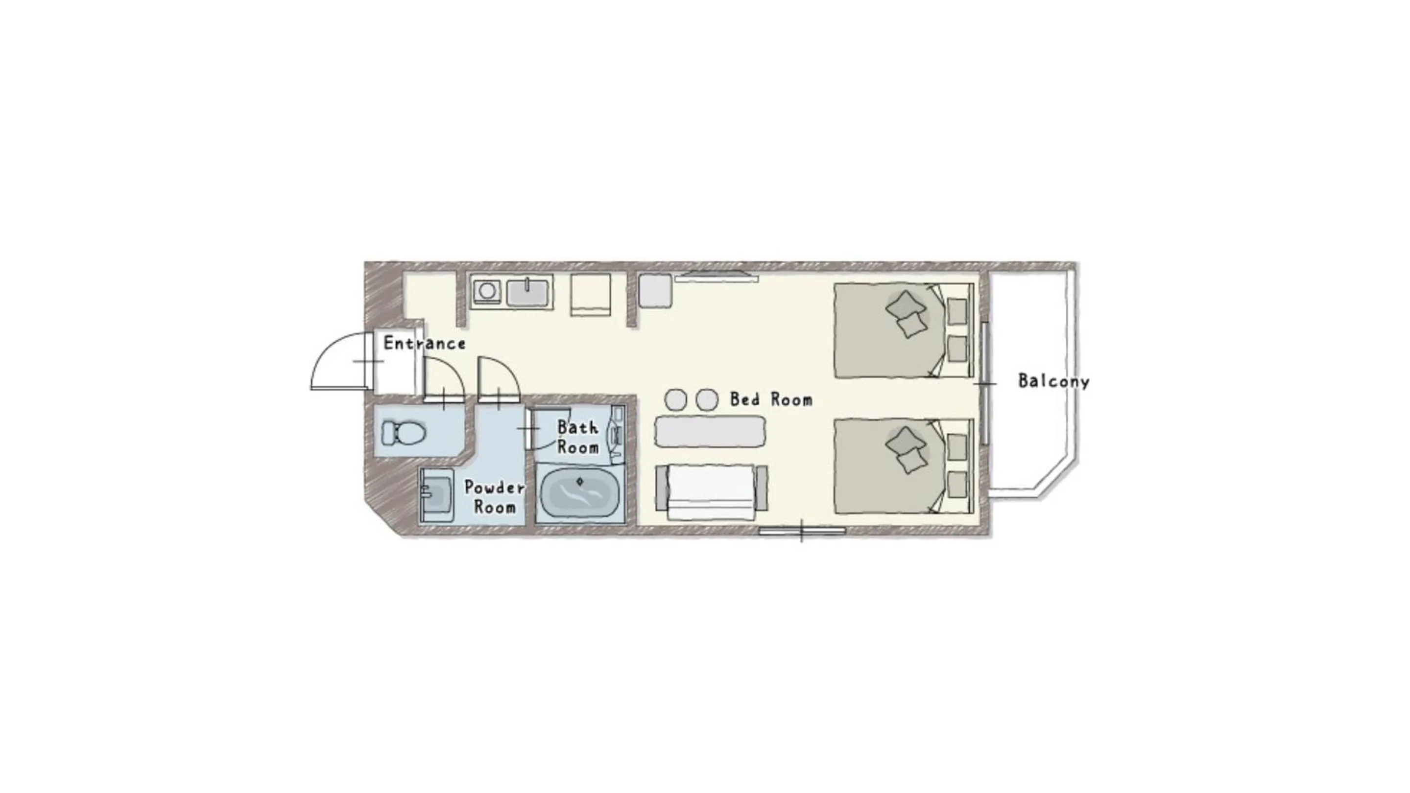 Floor plan in BON Kyoto Station