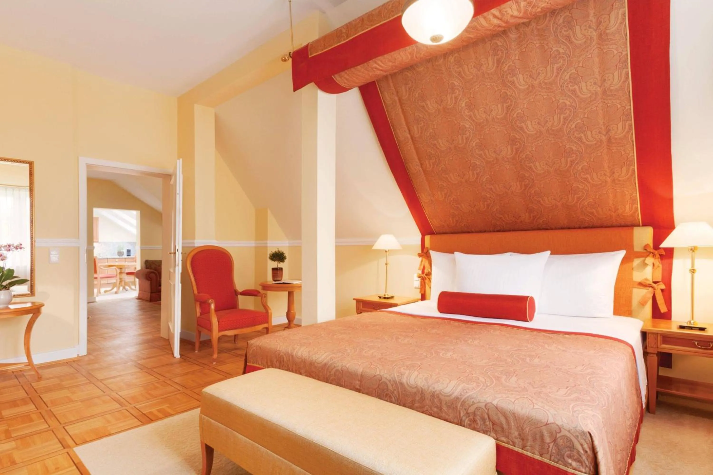 Photo of the whole room, Bed in Falkenstein Grand, Autograph Collection