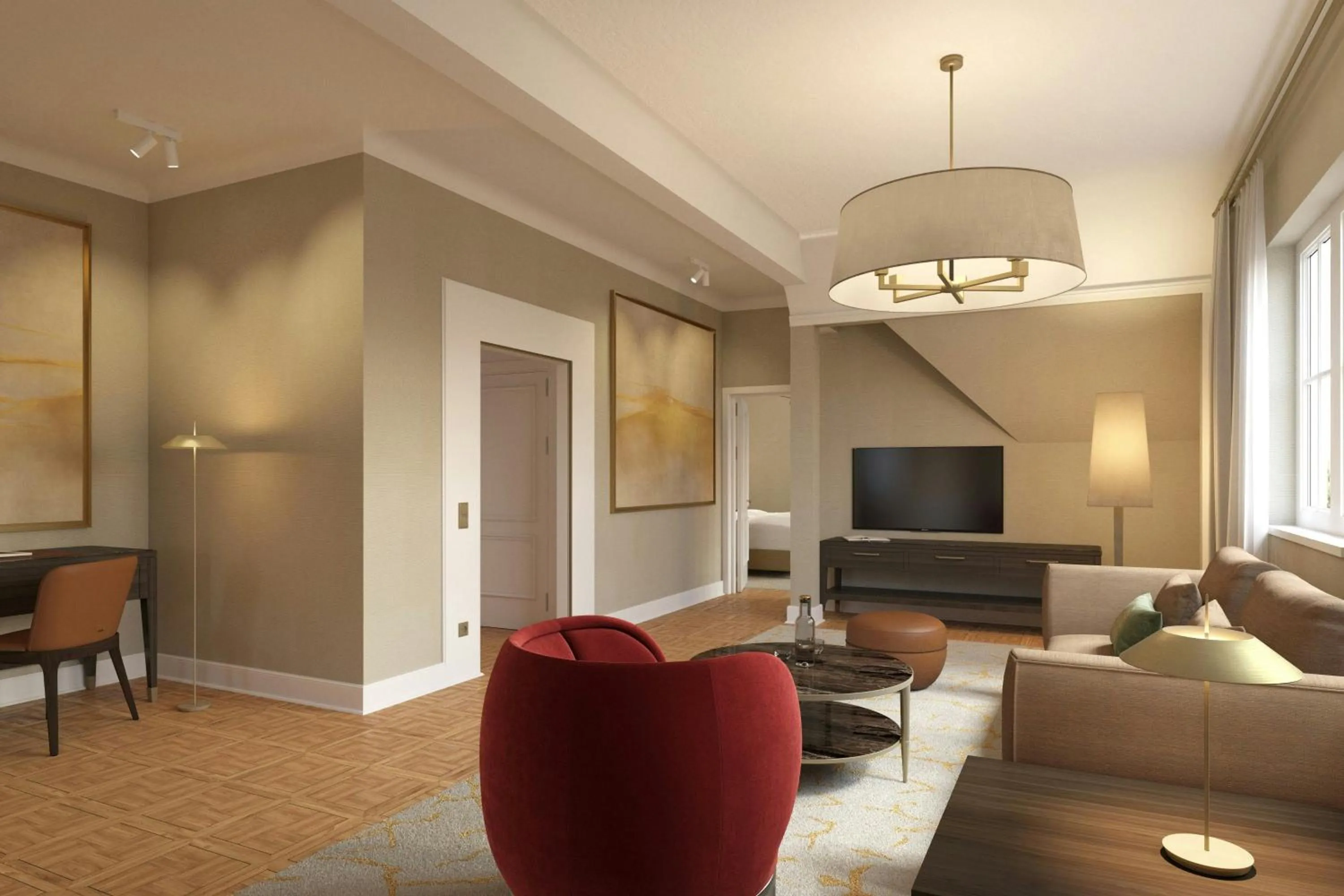 Living room in Falkenstein Grand, Autograph Collection