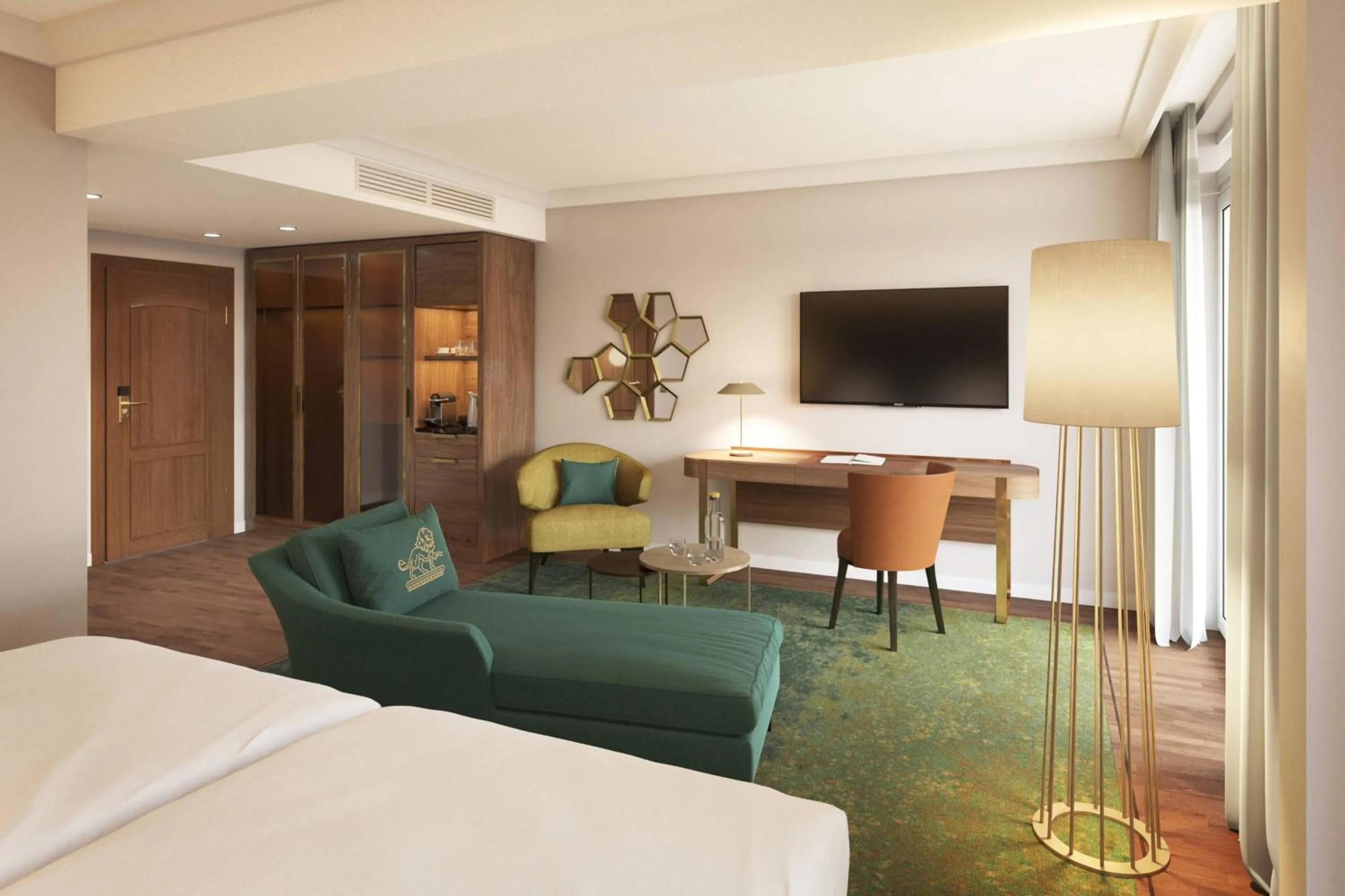 Photo of the whole room, Bed in Falkenstein Grand, Autograph Collection