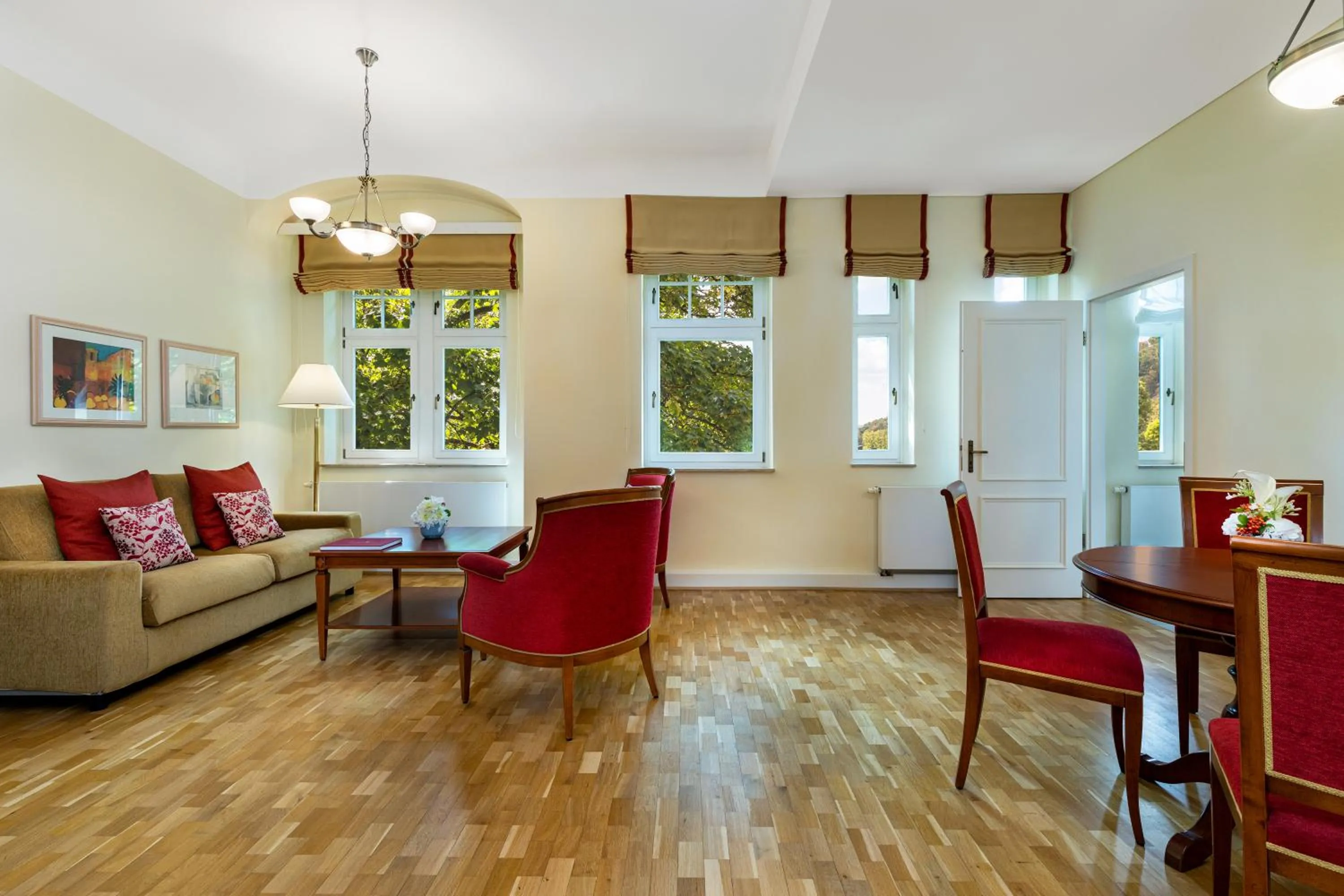 Living room in Falkenstein Grand, Autograph Collection