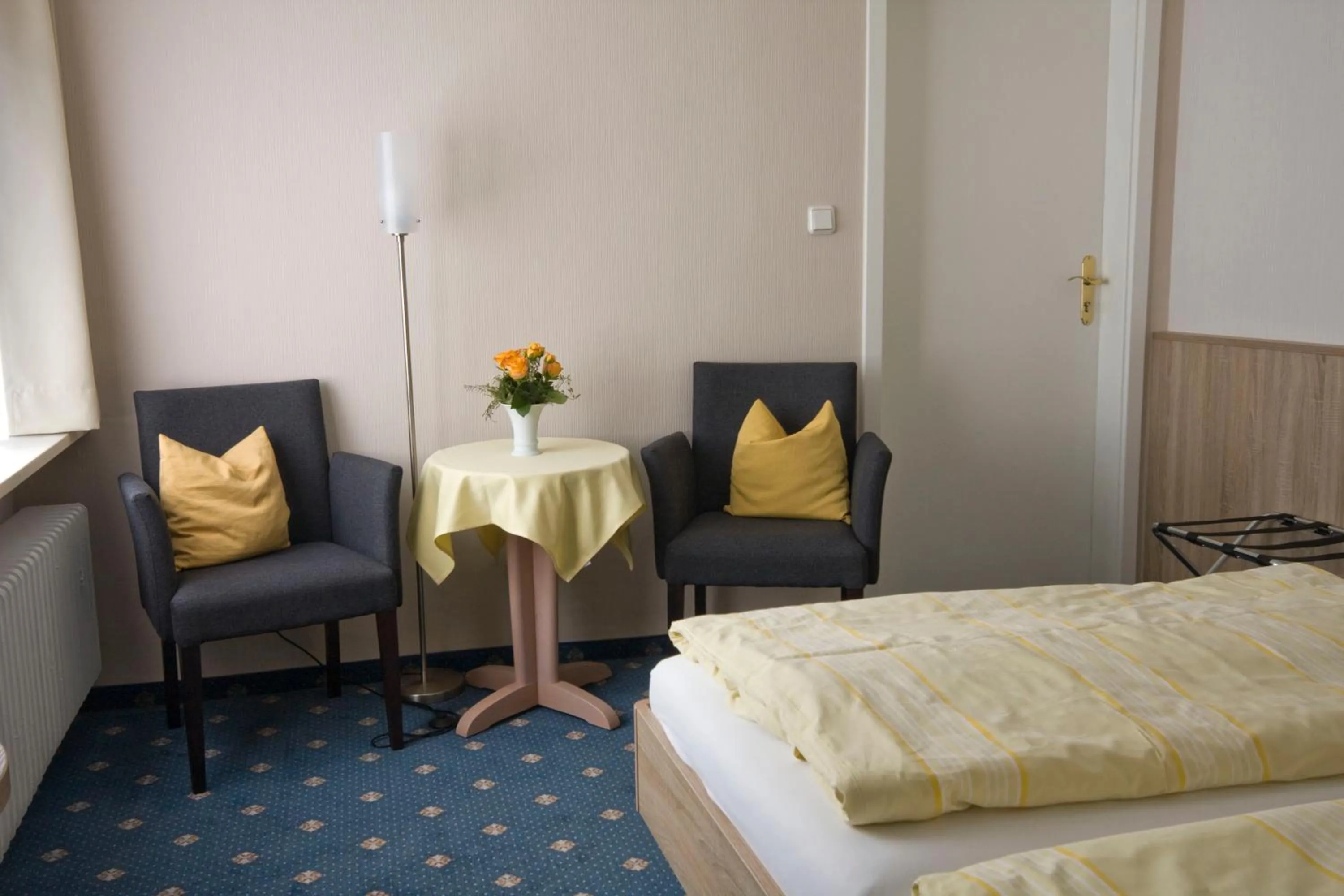 Bed in Mein Vierjahreszeiten Hotel Garni Superior