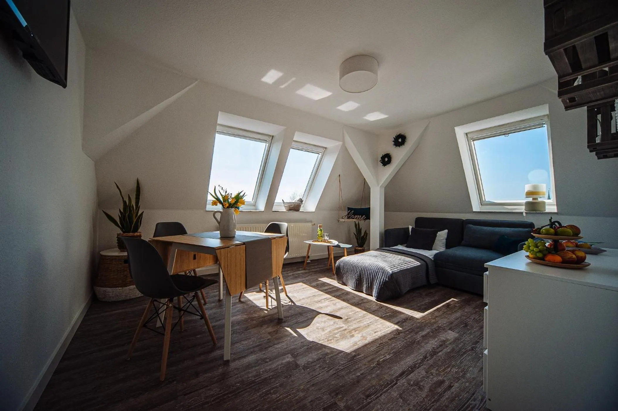 Day, Bed in Apartmenthaus Kaiser Friedrich