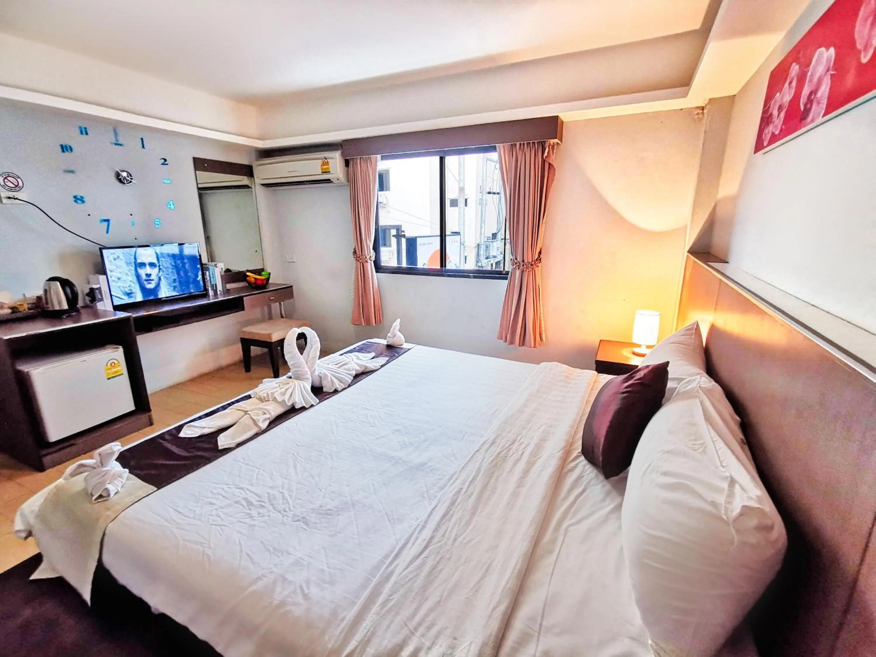 TV and multimedia, Bed in Scandia Beach Hotel