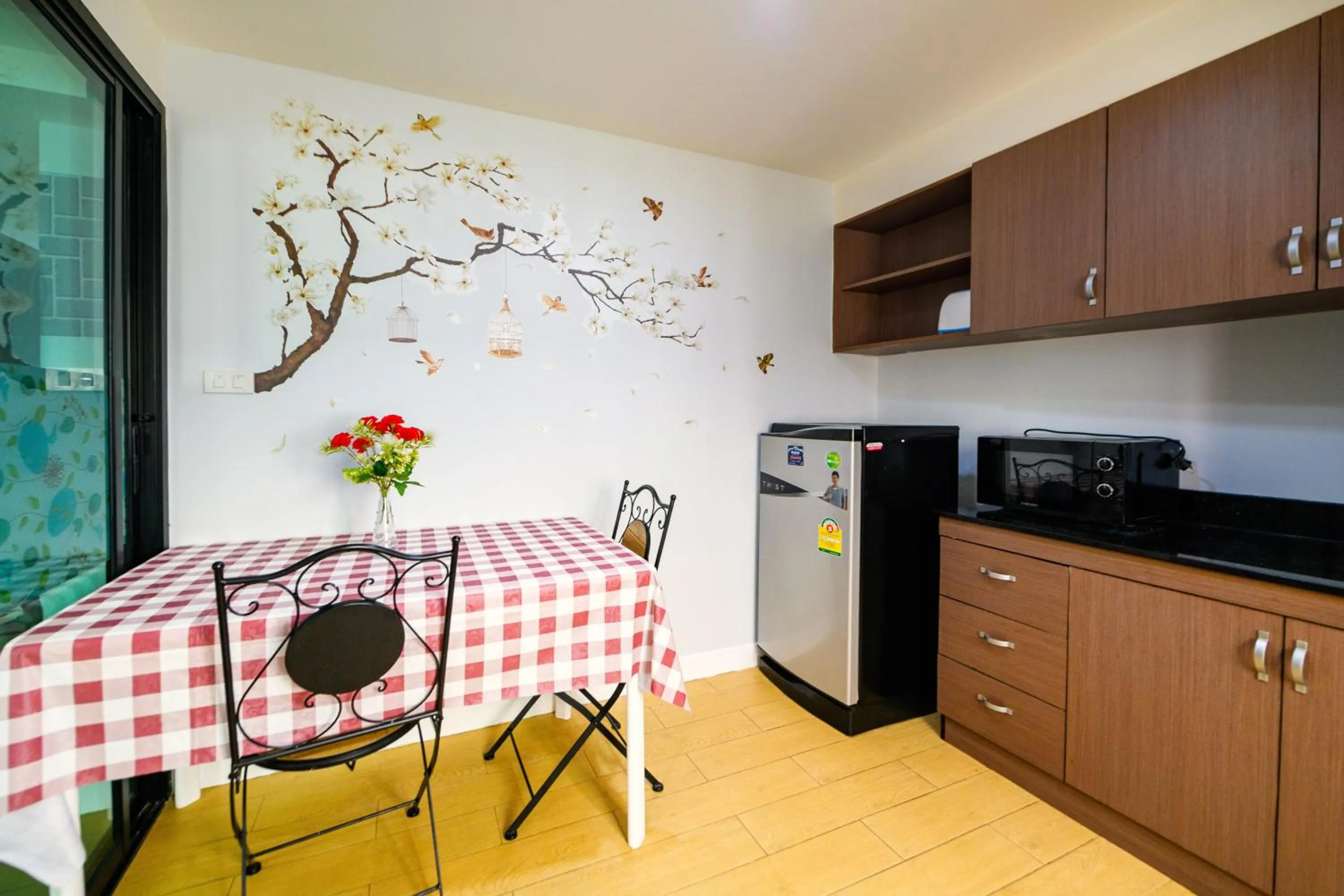 Kitchen or kitchenette in Scandia Beach Hotel