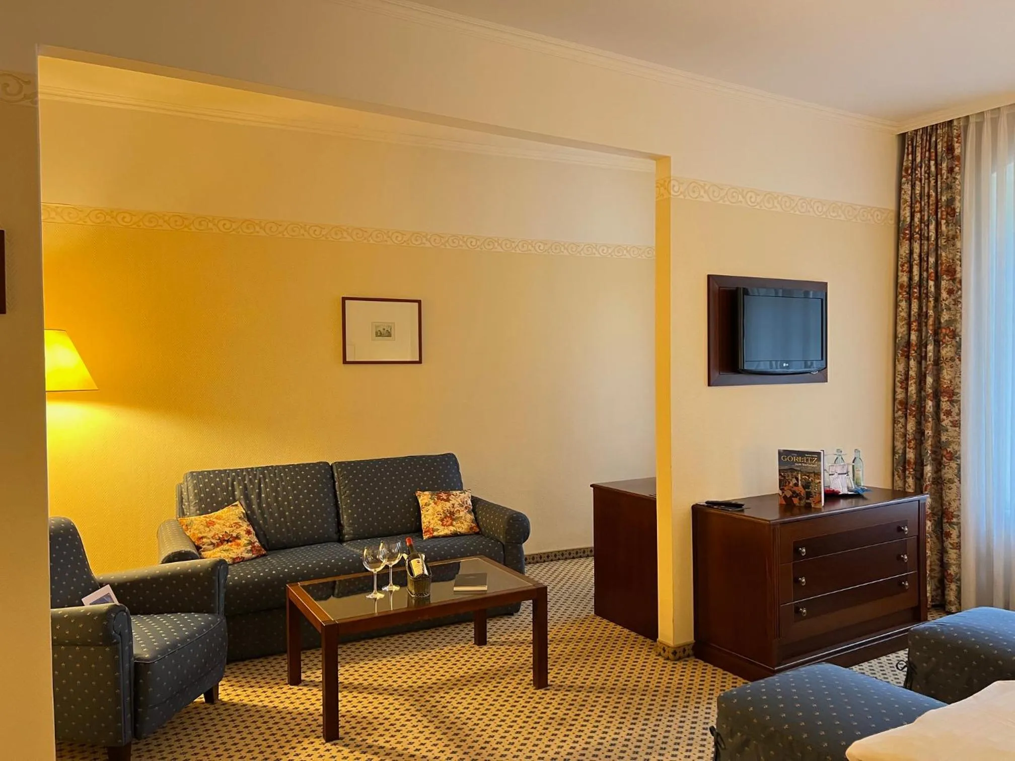 Seating area in Romantik Hotel Tuchmacher