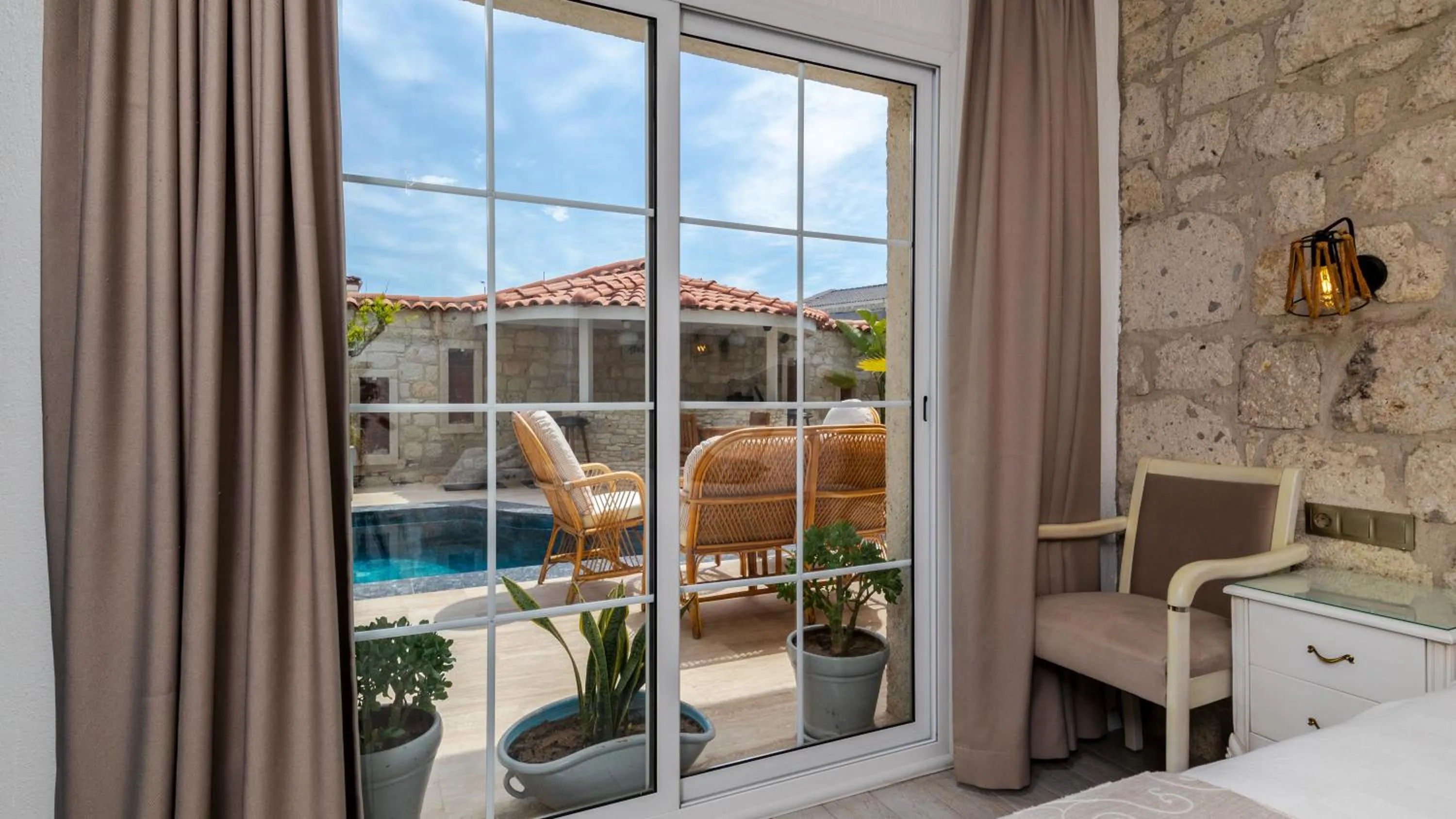 Pool view in Avlu Alaçatı Boutique Hotel