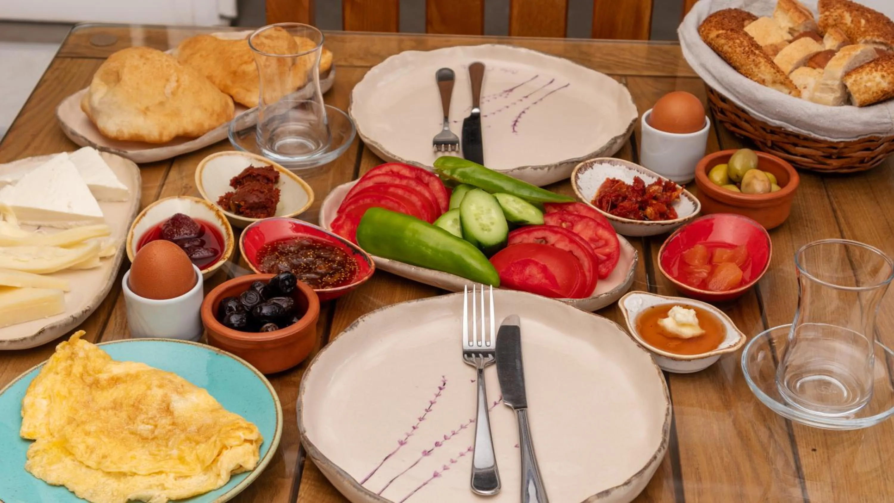 Breakfast in Avlu Alaçatı Boutique Hotel