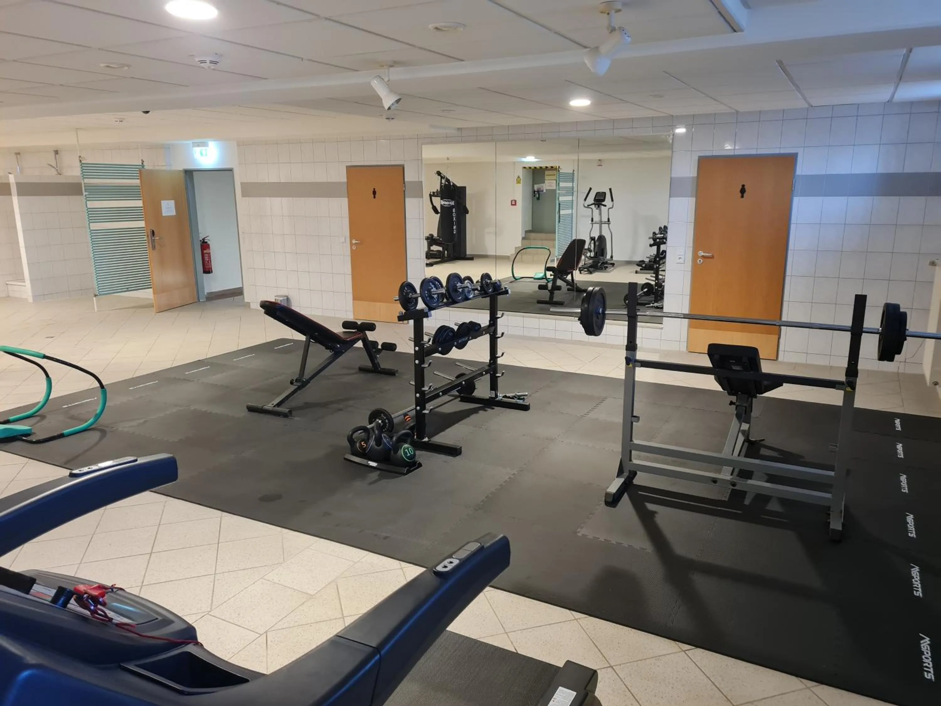 Fitness centre/facilities in Hotel Bessunger Forst