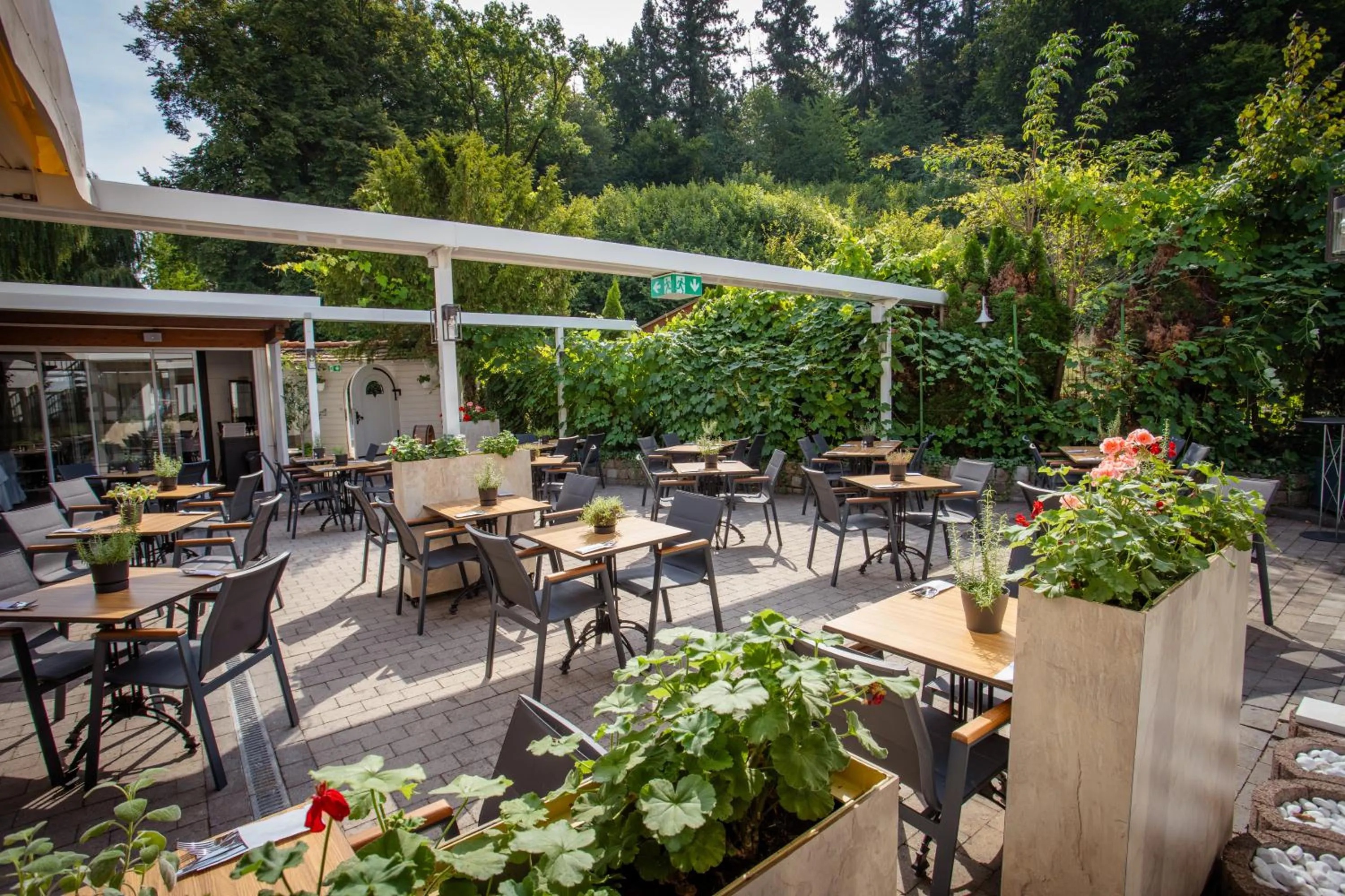 Patio in Hotel Bessunger Forst