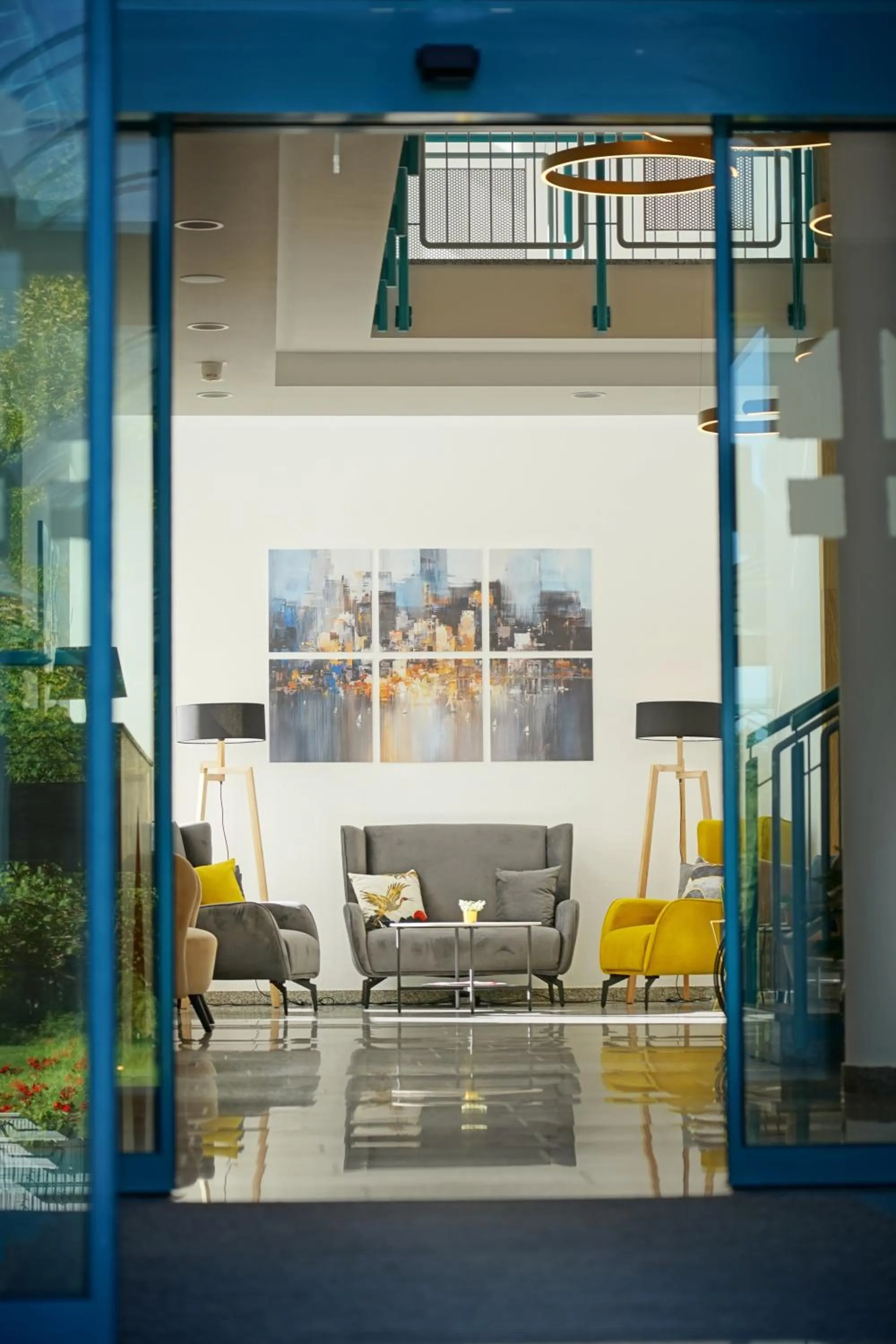 Lobby or reception in Hotel Bessunger Forst