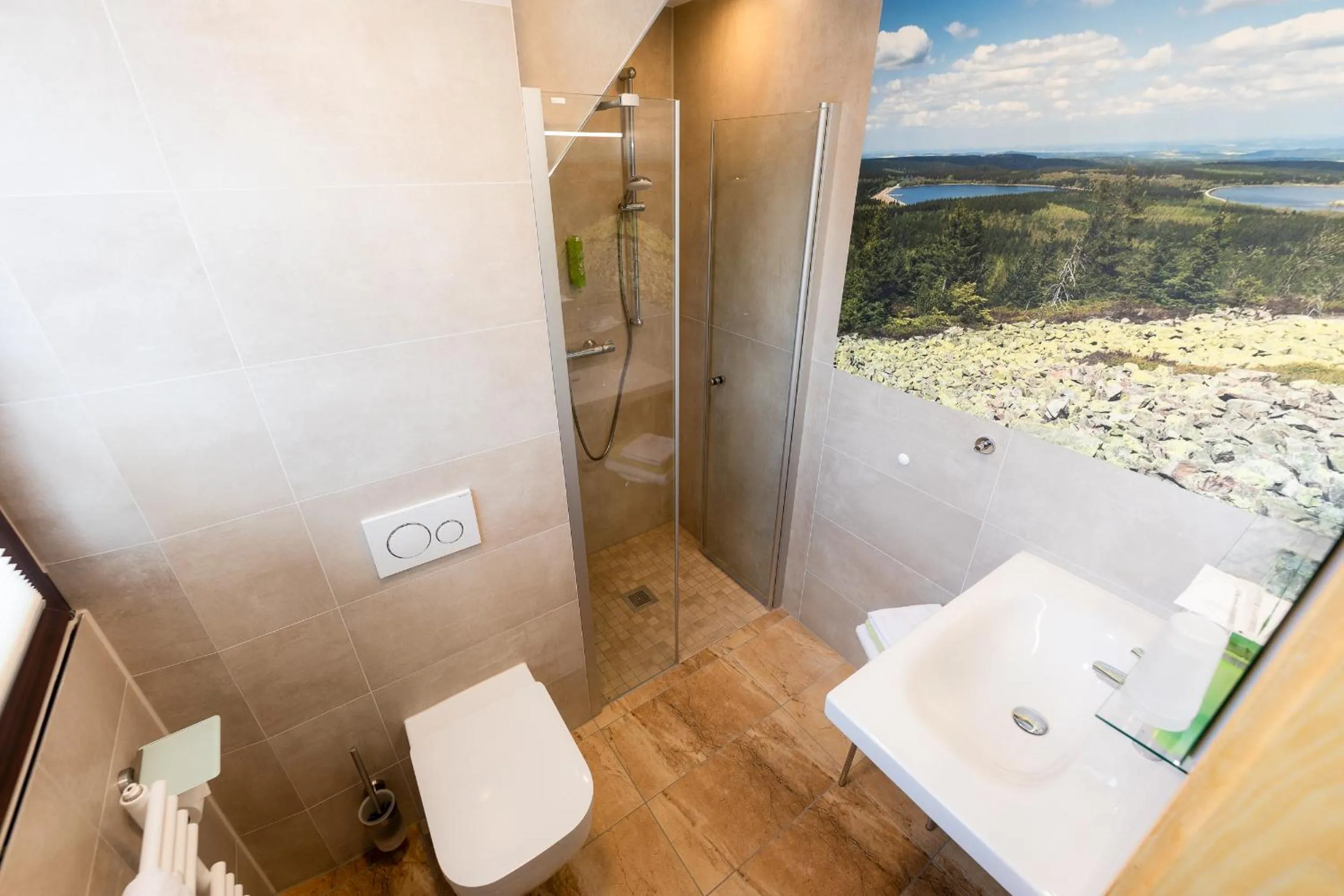 Toilet in Berghotel Talblick