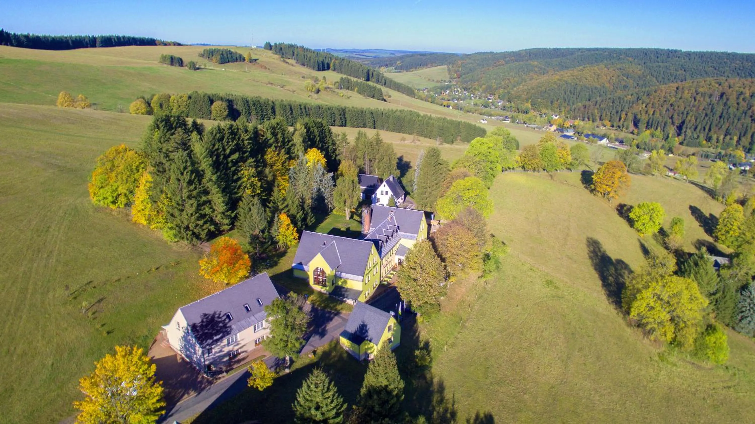 Bird's eye view in Berghotel Talblick