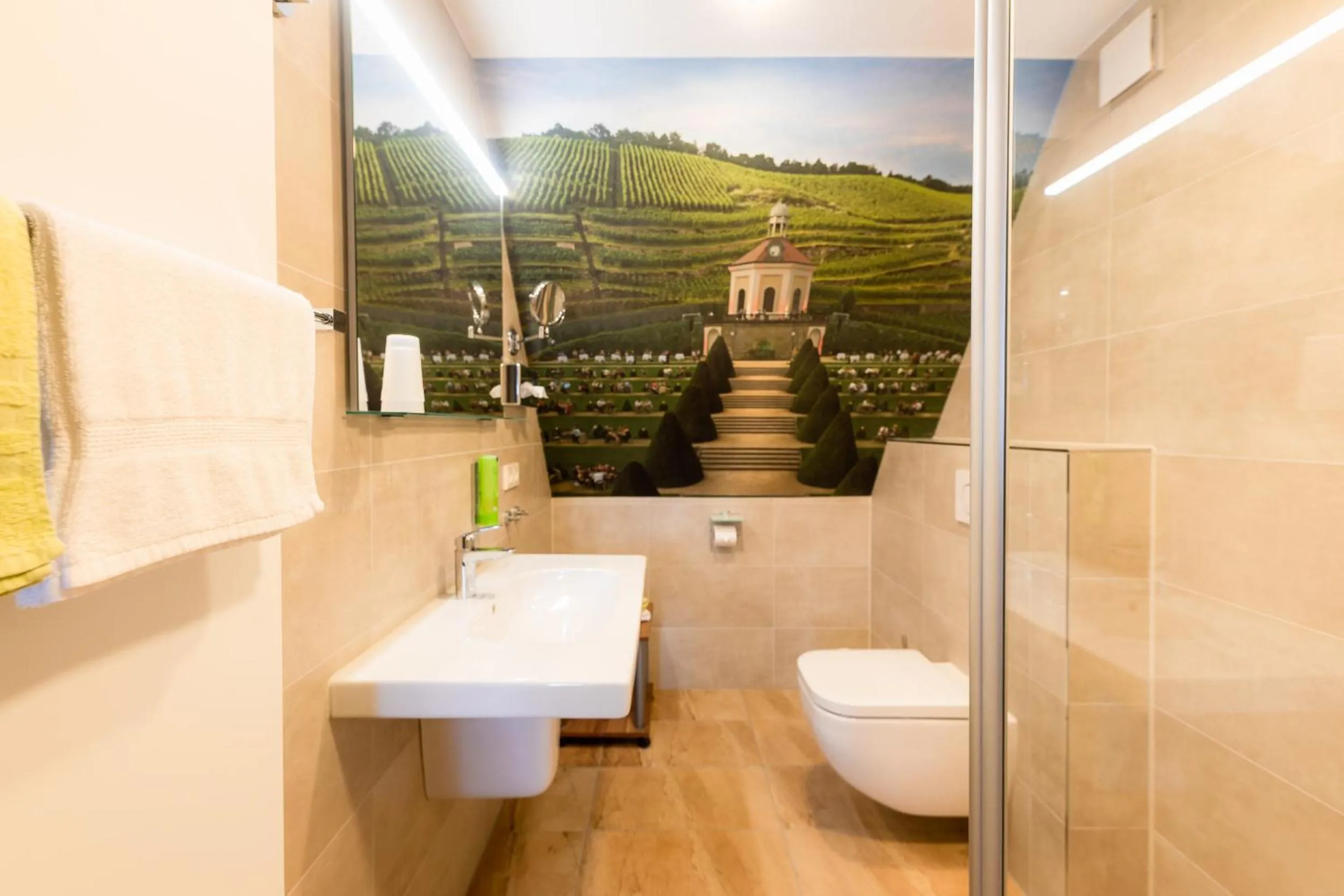 Bathroom in Berghotel Talblick