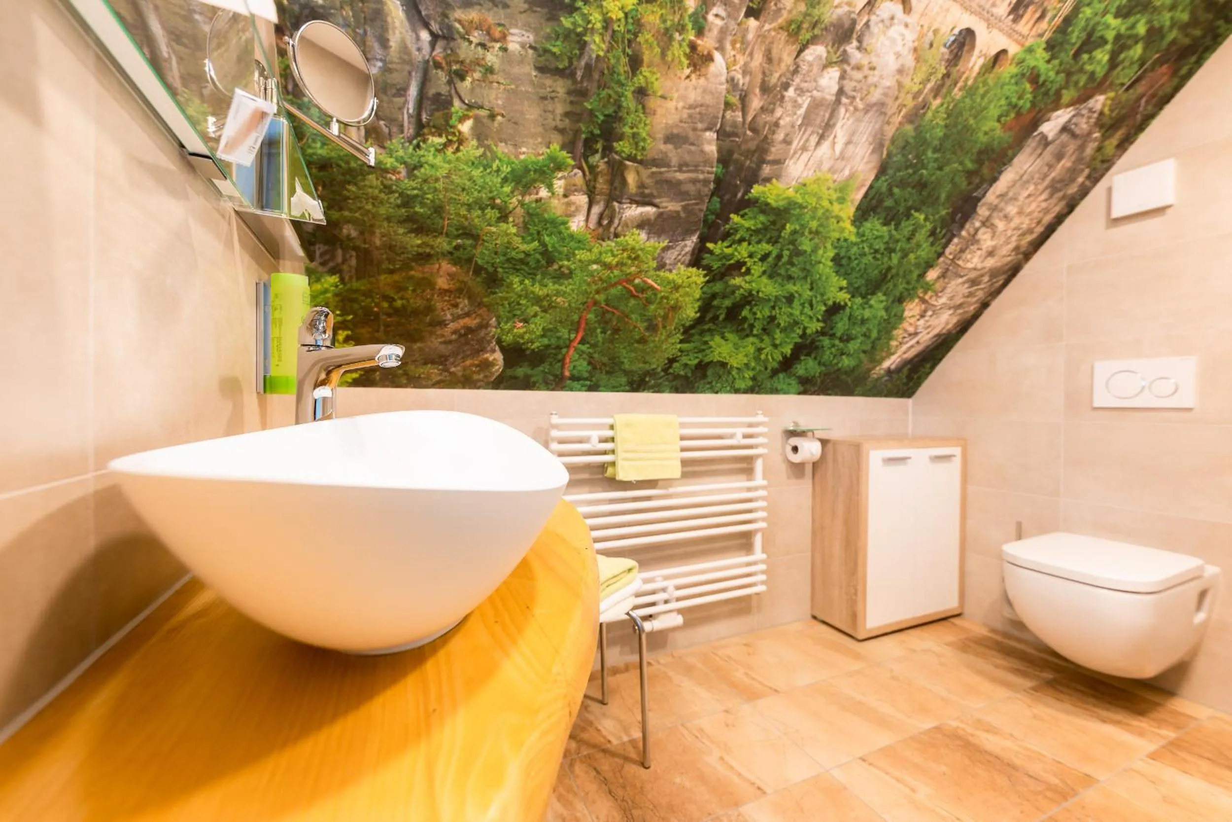 Toilet in Berghotel Talblick