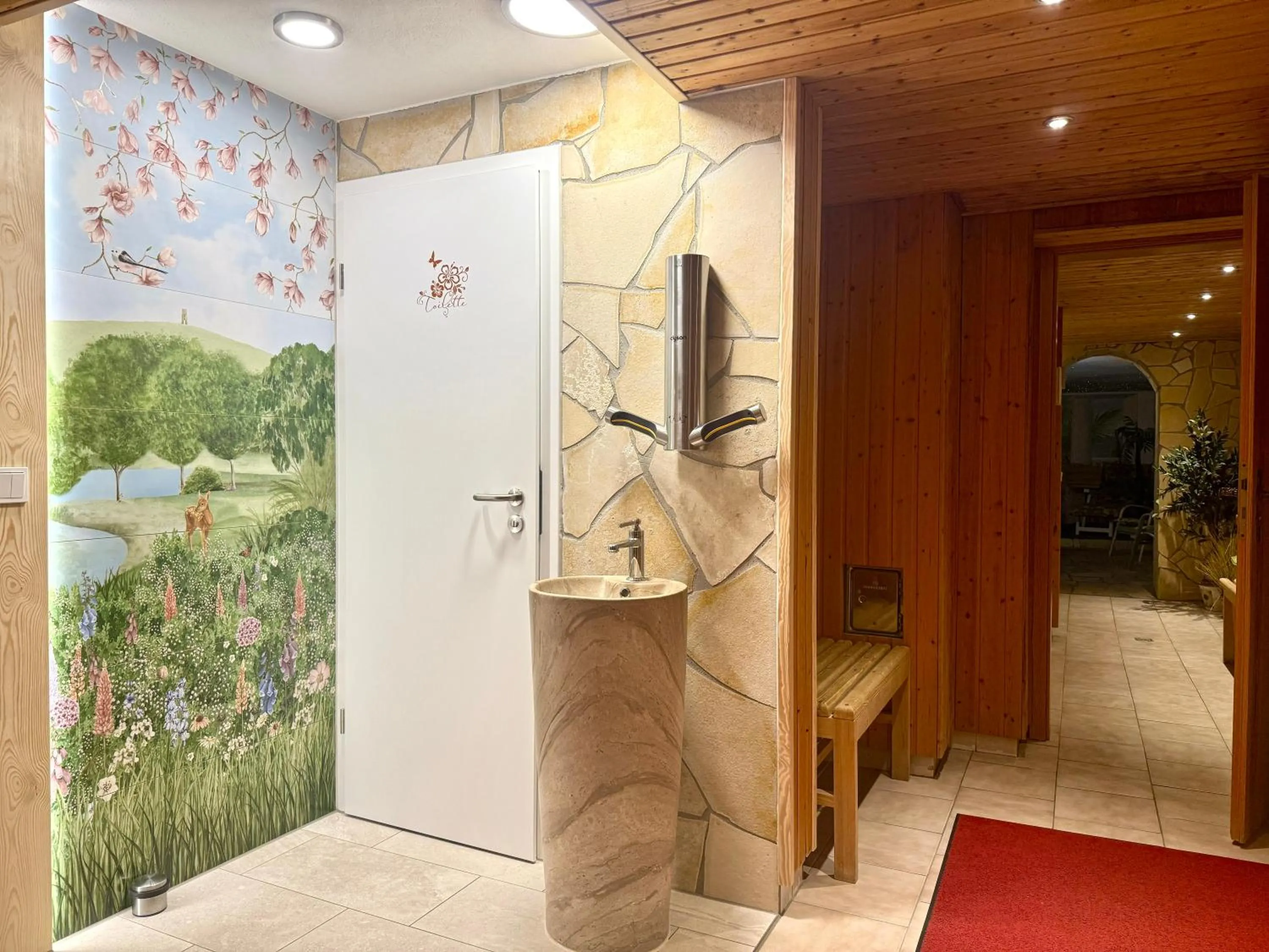 Sauna in Berghotel Talblick