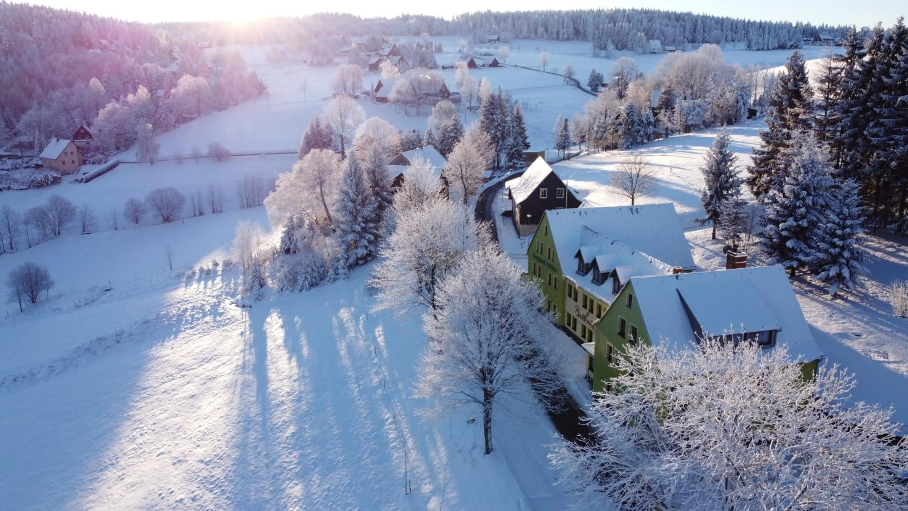 Bird's eye view in Berghotel Talblick
