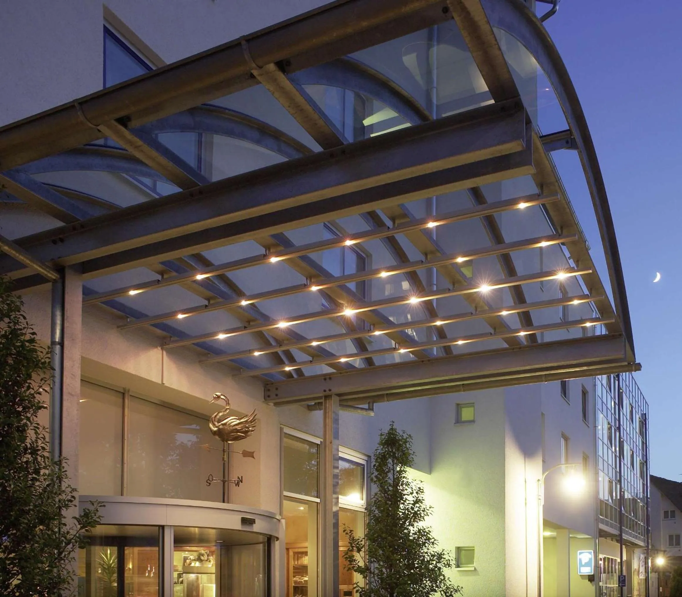 Property building in Hotel Schwanen Stuttgart Airport/Messe