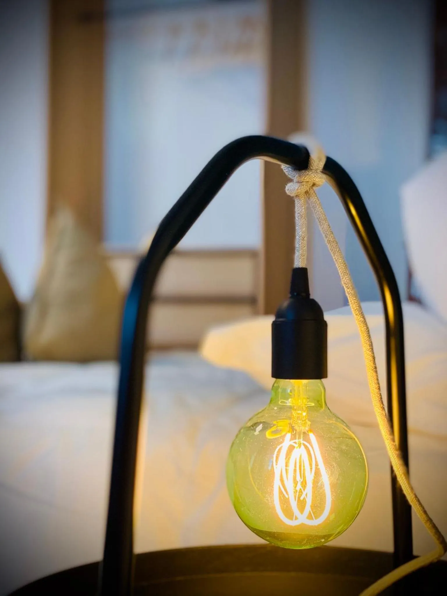 Decorative detail, Bed in Crops City Stay