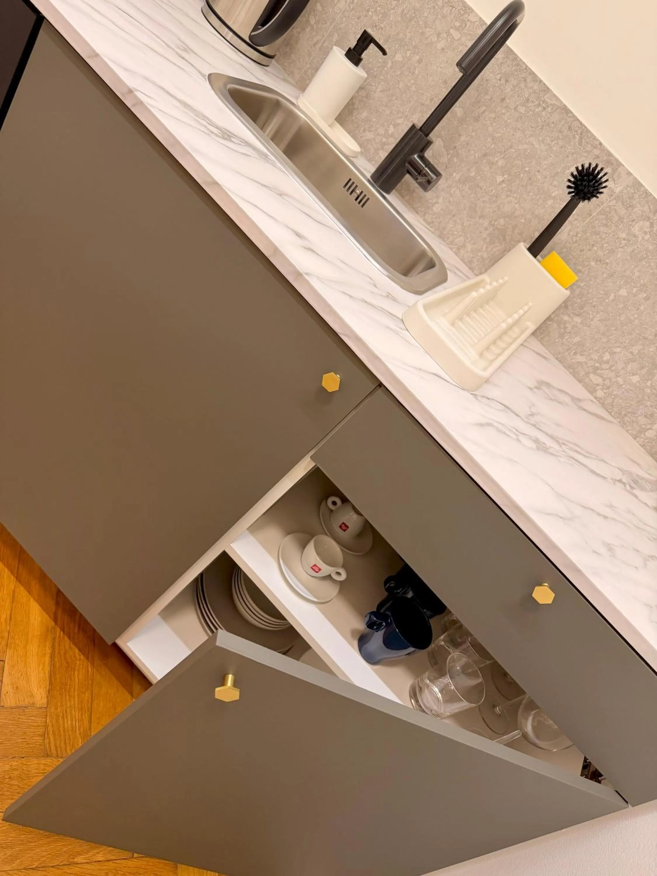 Kitchen or kitchenette in Crops City Stay