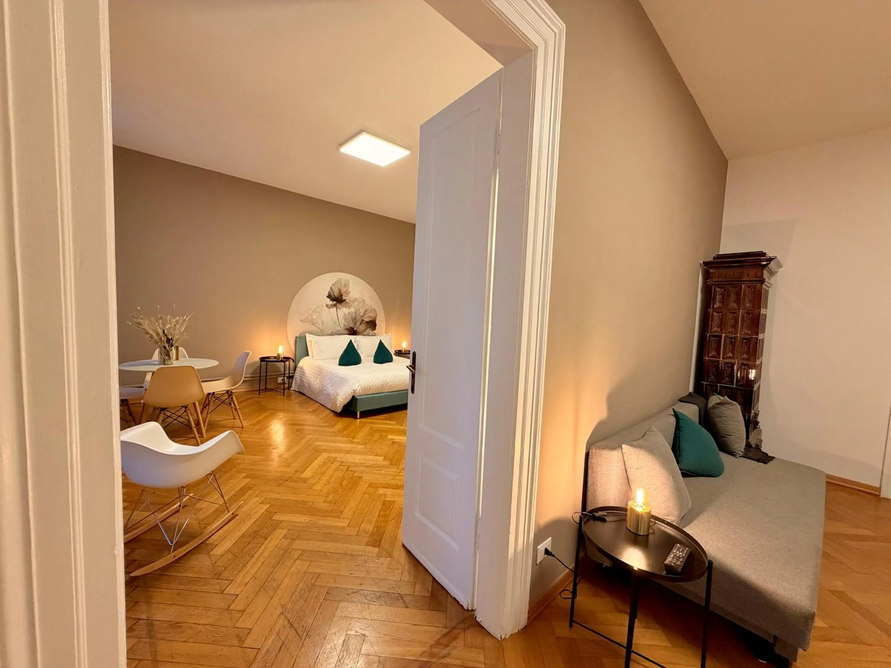 Bed in Crops City Stay