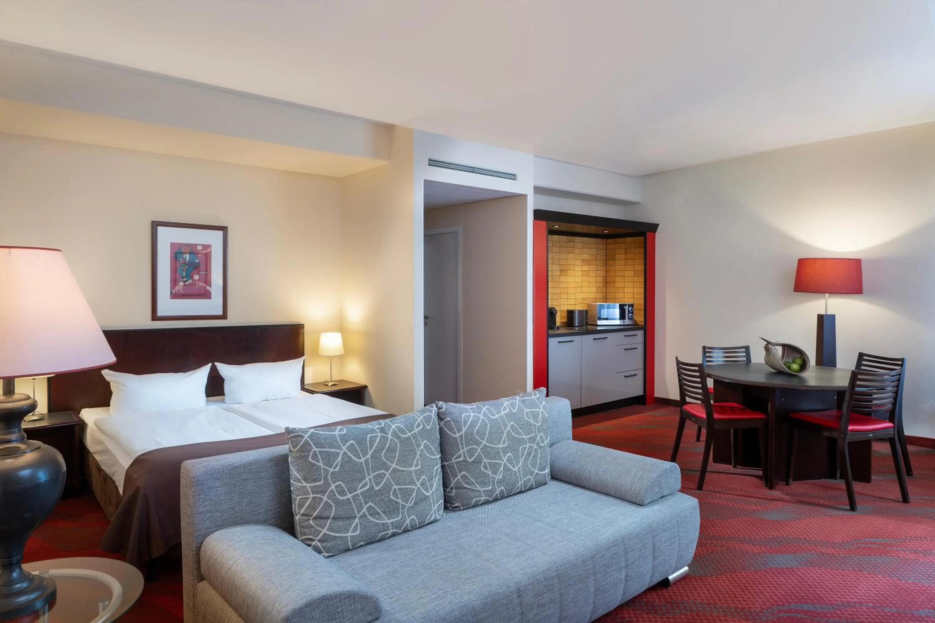 Bed in SORAT Hotel Cottbus