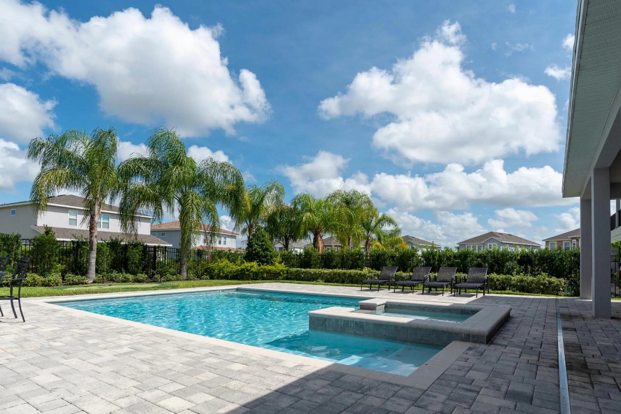 Hot Tub in Upscale Modern Getaway home with heated pool/hot tub, 9 beds 8.5 bath Sleeps 18+