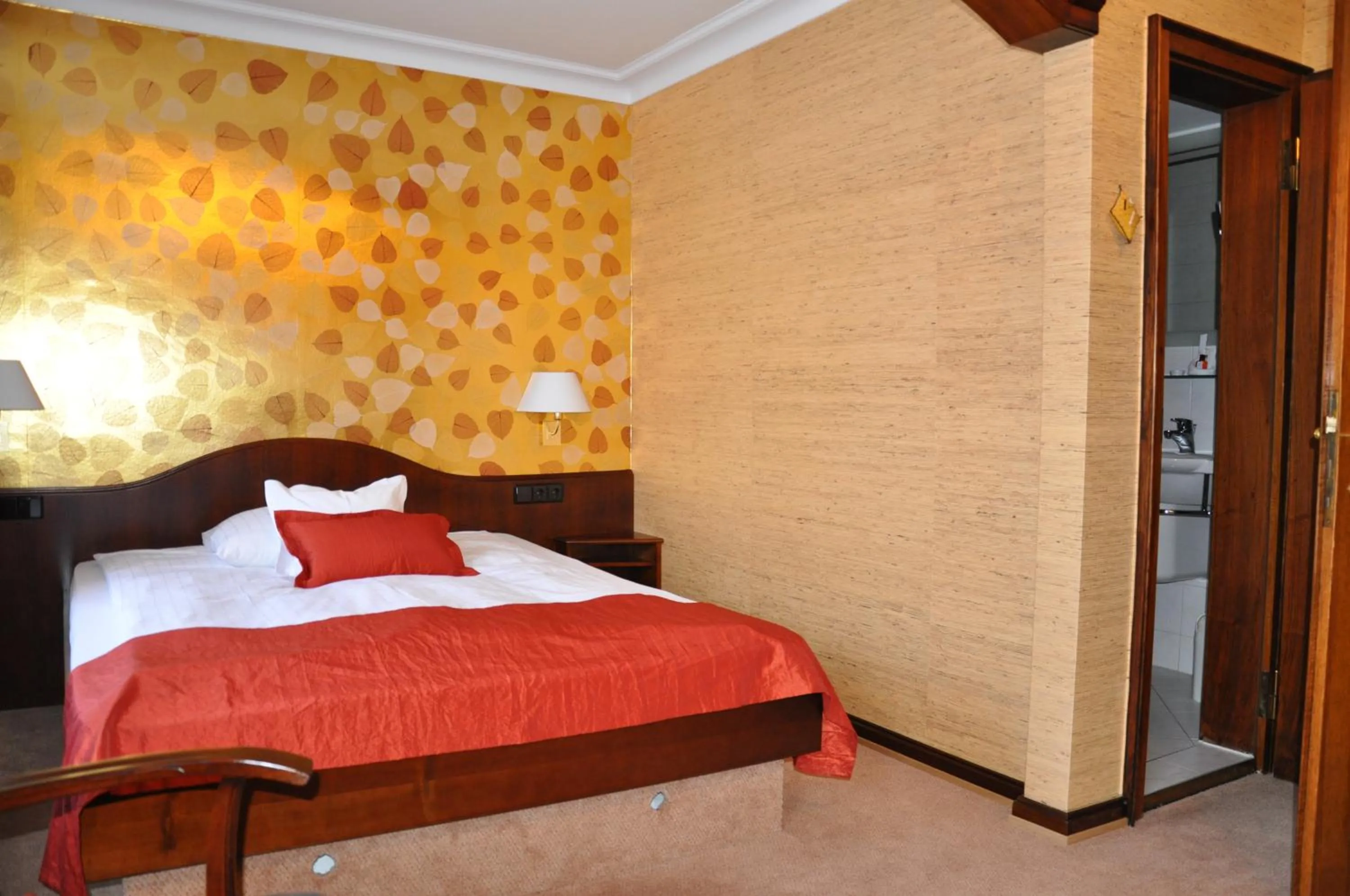 Bed in Boutiquehotel Oberkirch im Zentrum