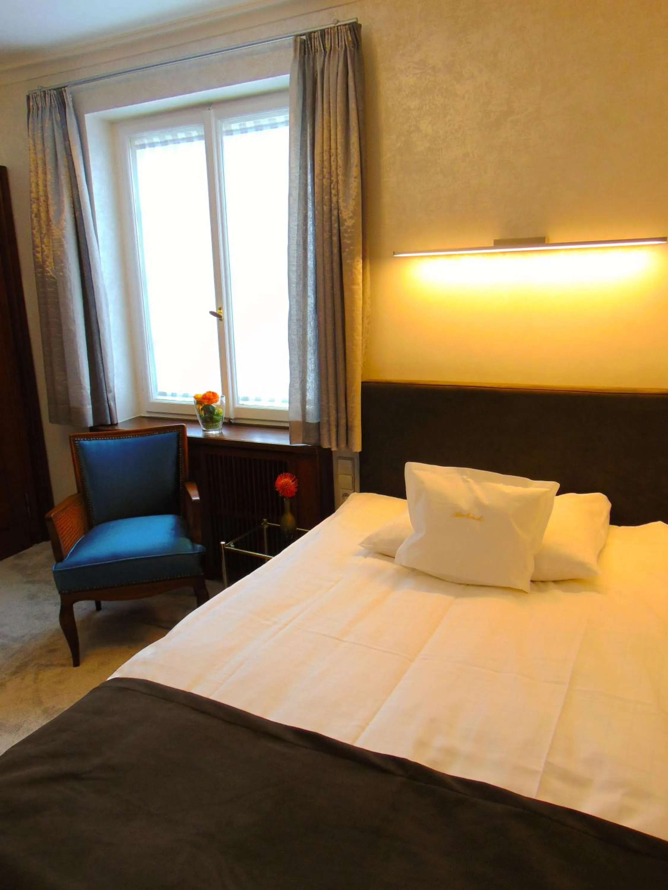 Bed in Boutiquehotel Oberkirch im Zentrum