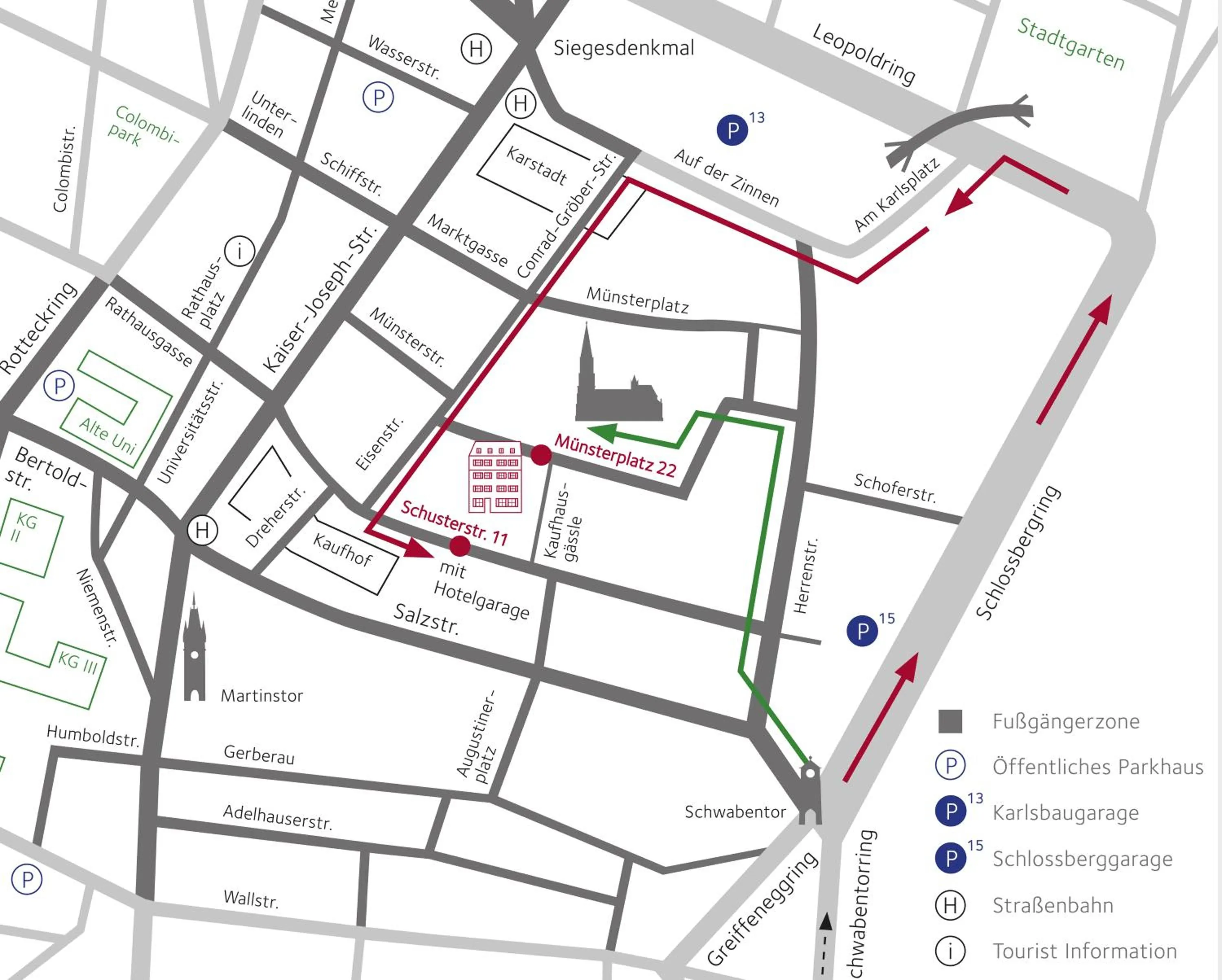 Property building in Boutiquehotel Oberkirch im Zentrum