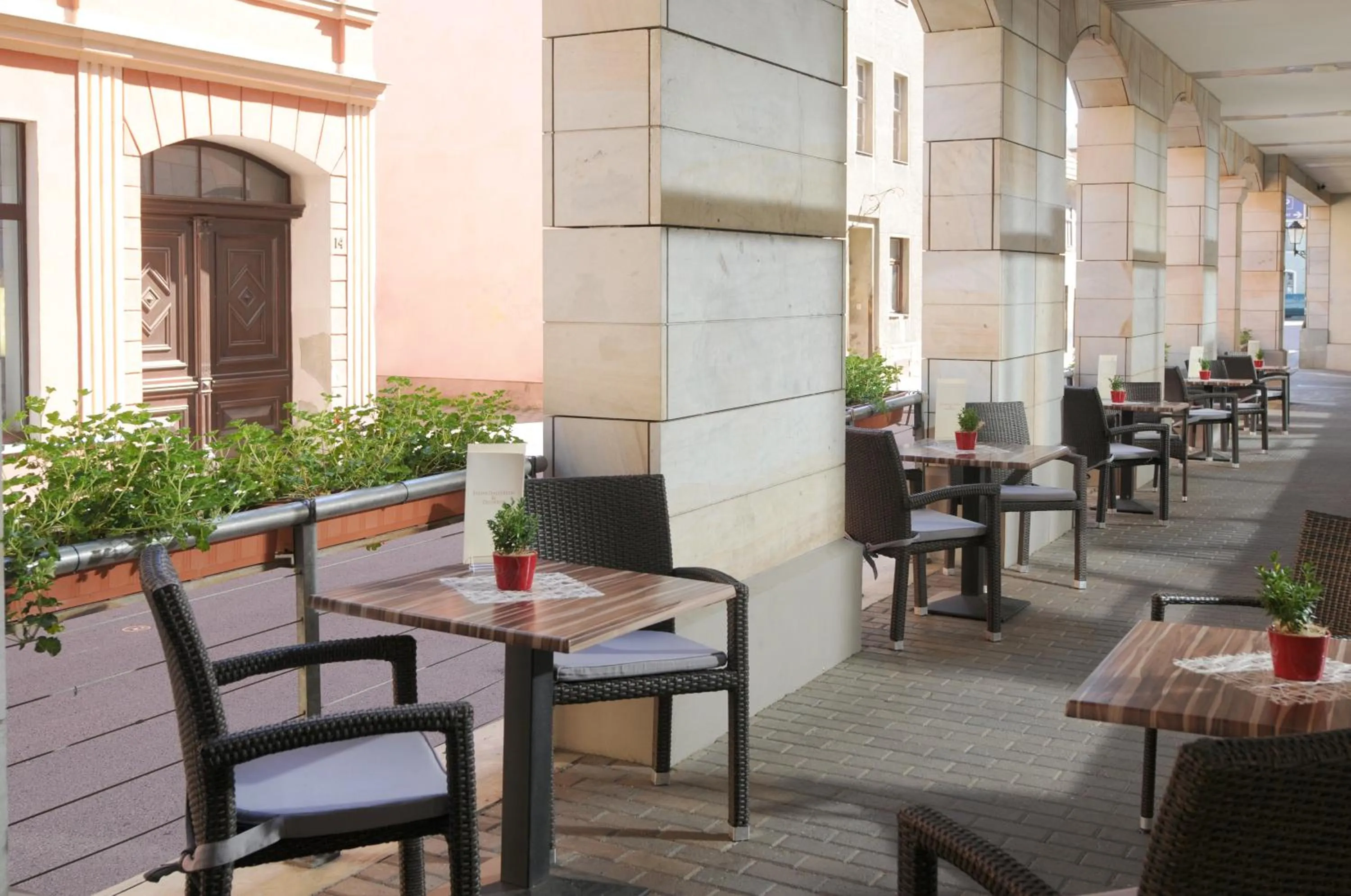 Facade/entrance in martas Hotel Lutherstadt Wittenberg